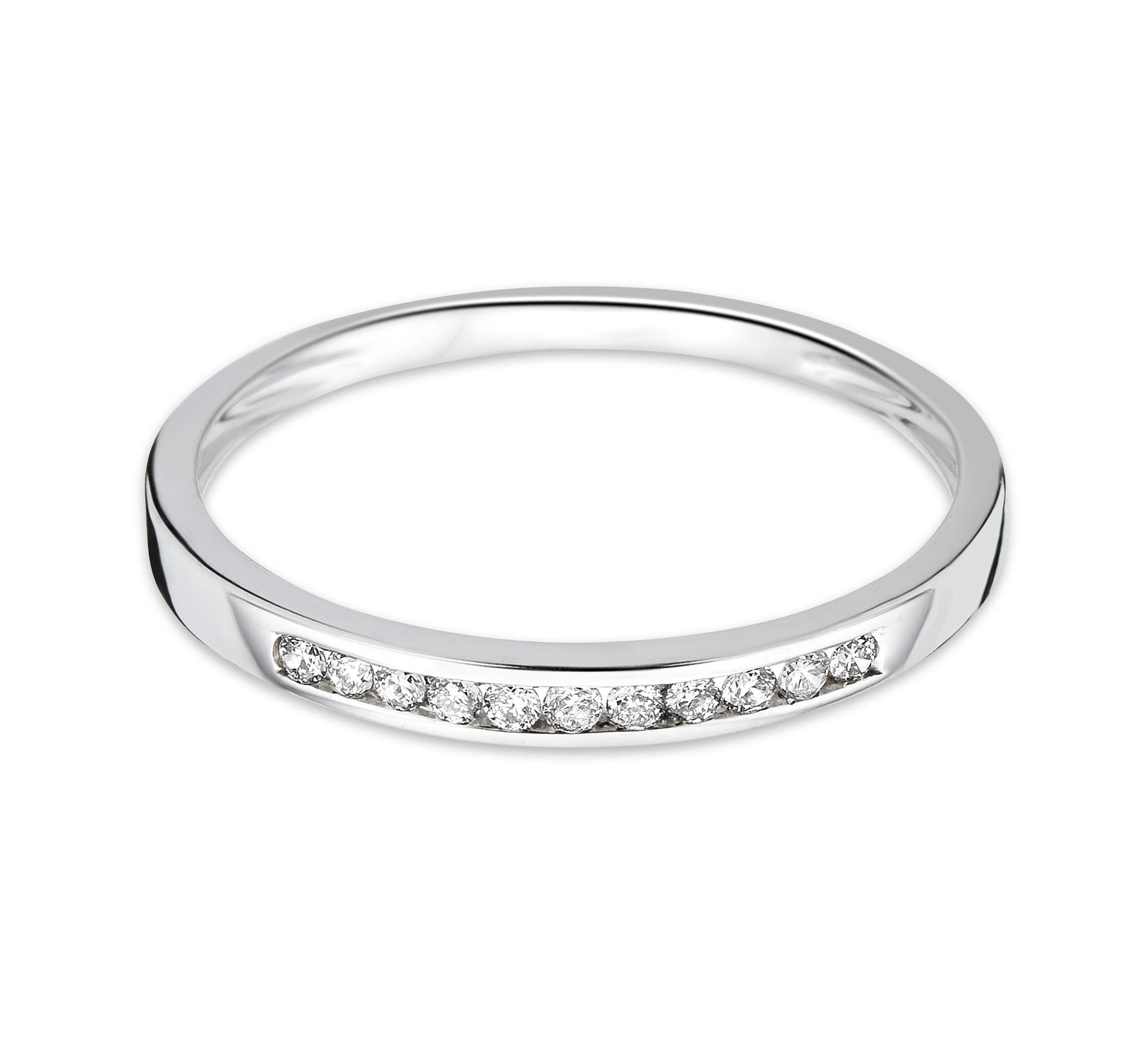 Miore Ring anello oro bianco 9KT 375