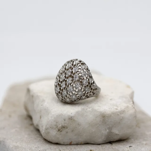 Anna Gioielli Stile Fiorentino anello oro diamanti 1,38 ct