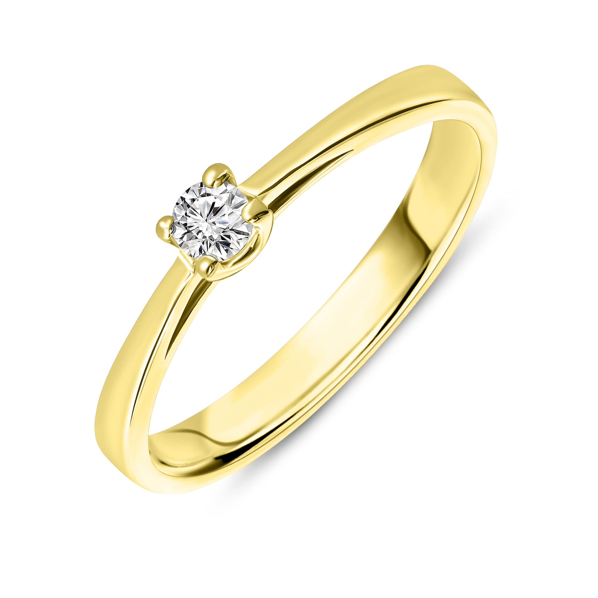 Miore Anello Oro Giallo 14Kt 585