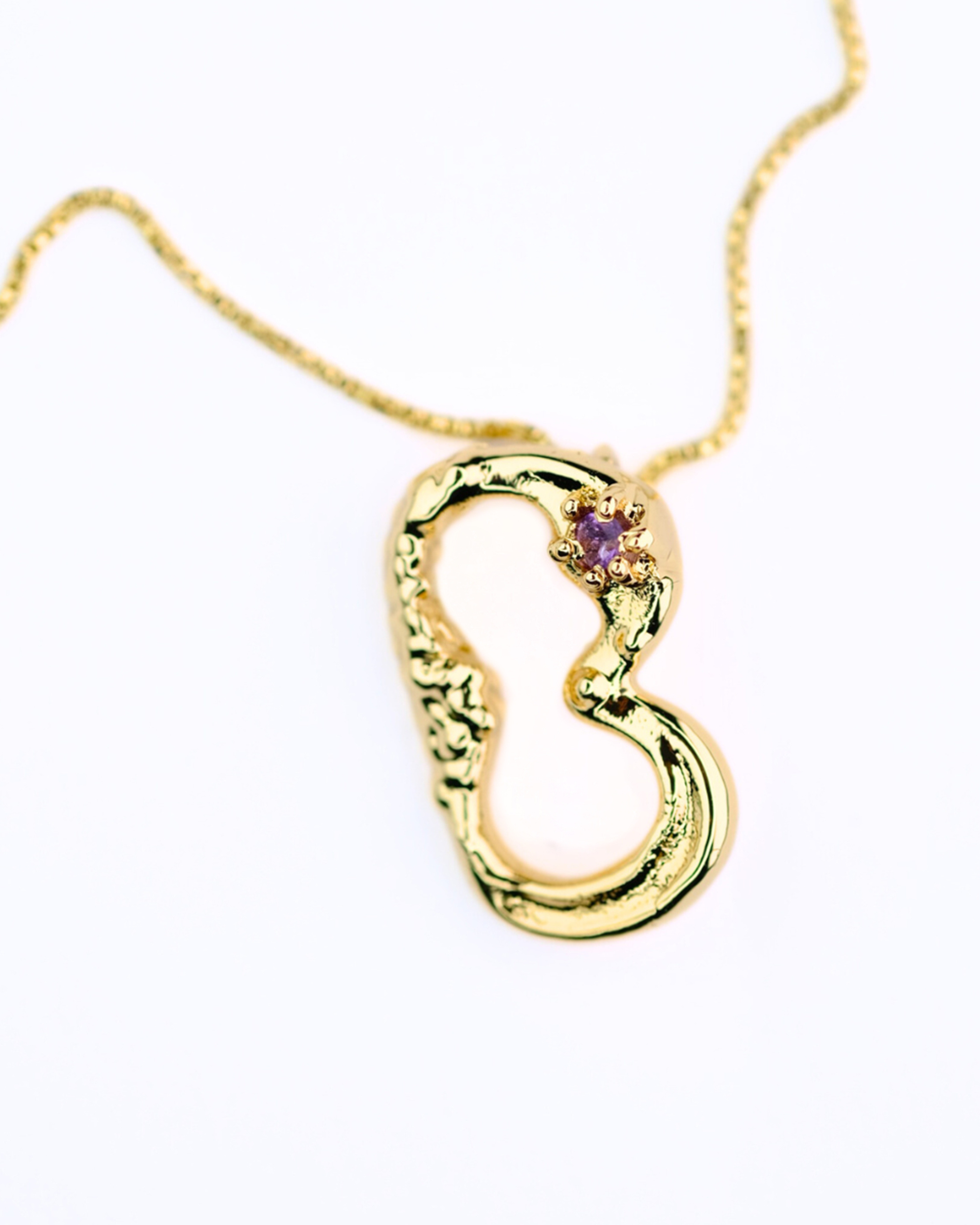 Voodoo Jewels Voodoolarium collana lettera A placcato oro 45 cm