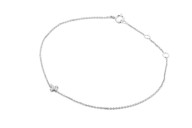 Miore Bracelet Bracciale oro bianco 9kt catena