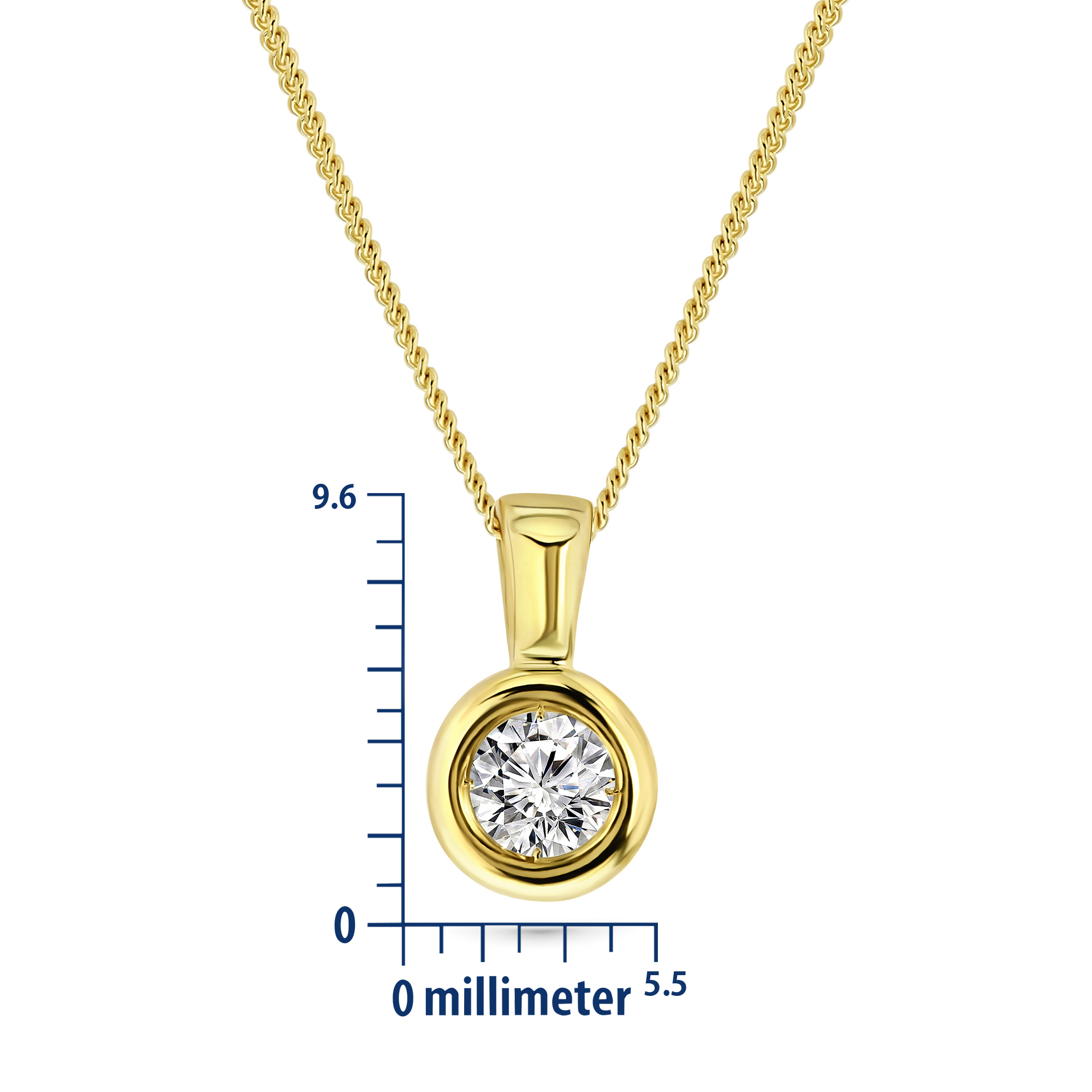 Miore Necklace Collana oro giallo 14kt catena