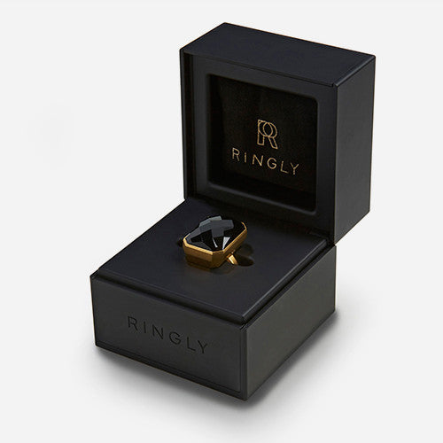 Ringly Luxe Stargaze anello smart 6 onice nero
