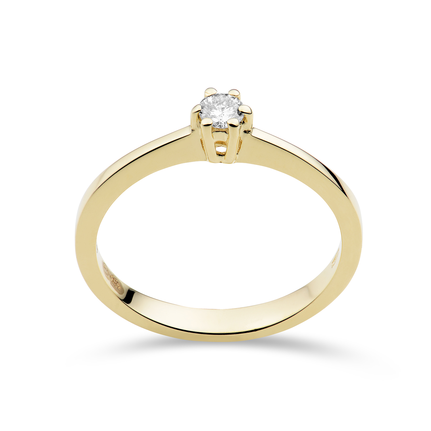 Miore Ring Anello Oro Giallo 14KT 585