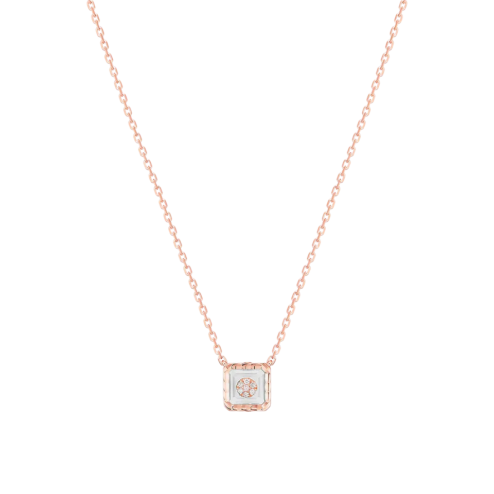 Korloff Je Play JL-JJPP01-PG collana oro rosa diamanti madreperla