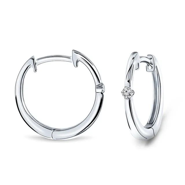Miore Earrings orecchini oro bianco 9kt classici