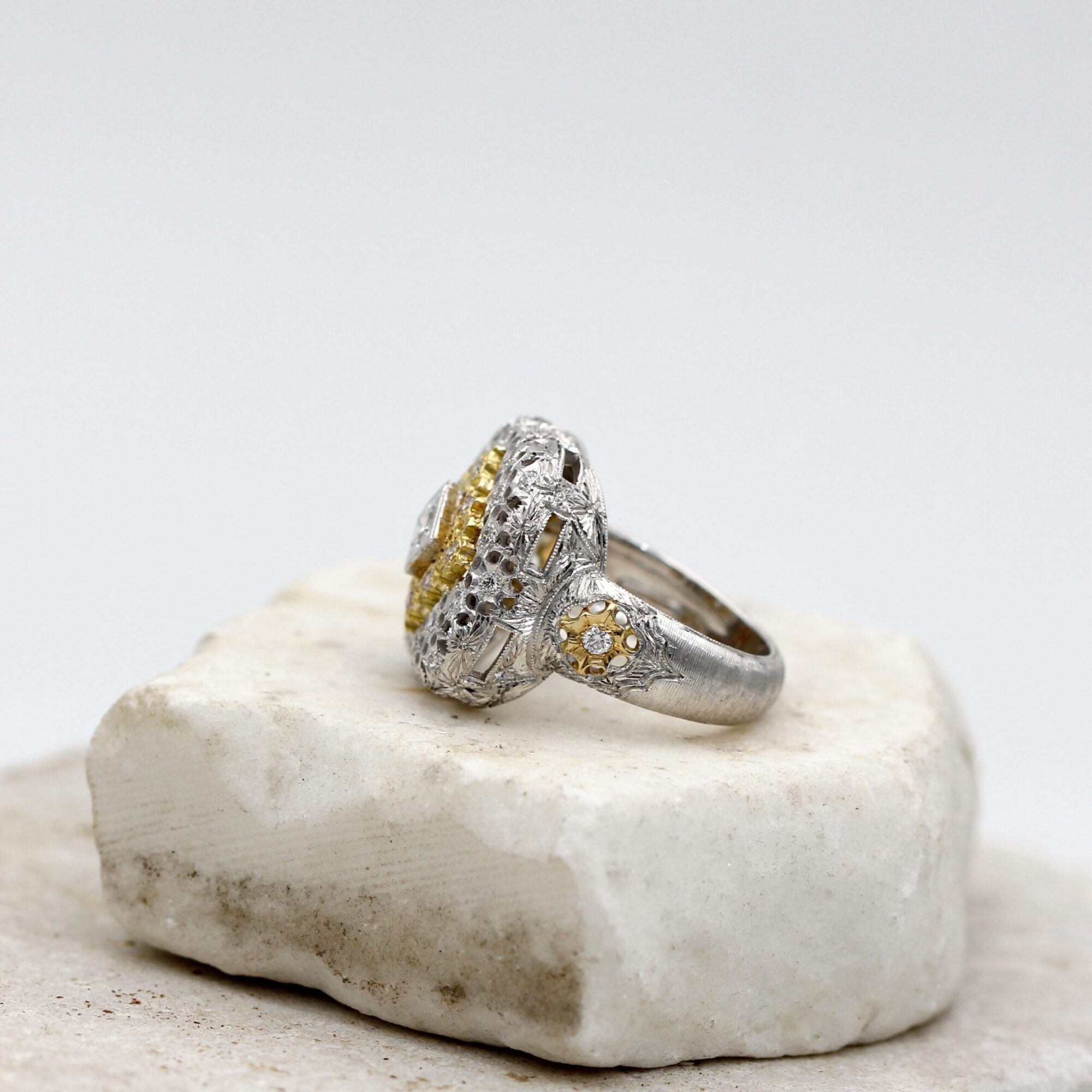 Anna Gioielli Prestige anello oro bianco diamanti 0,81 ct