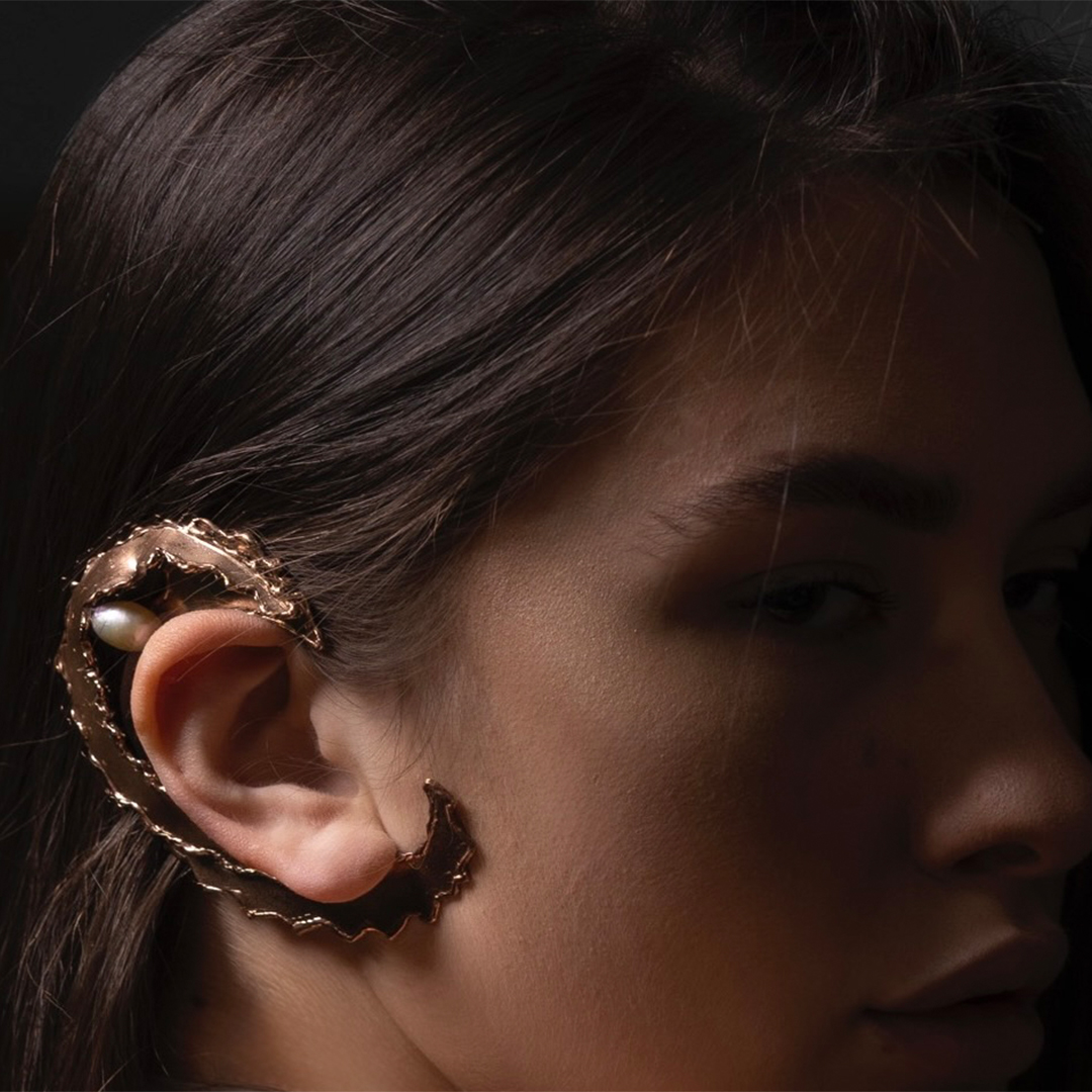 Giulia Iosco Eclipse Ear Cuff orecchino singolo