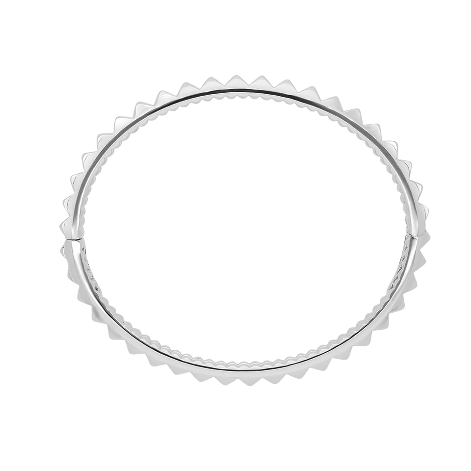 Korloff Korlove Bracciale Jonc Cuore Pavé oro bianco