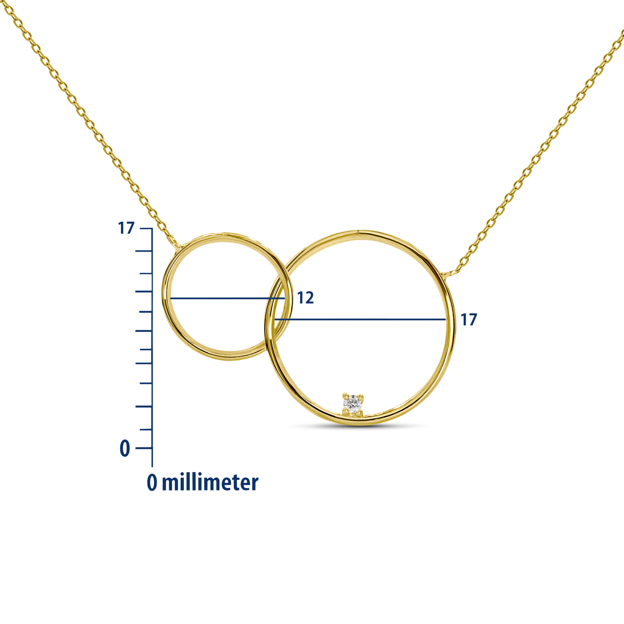 Miore Necklace Collana oro giallo 14Kt