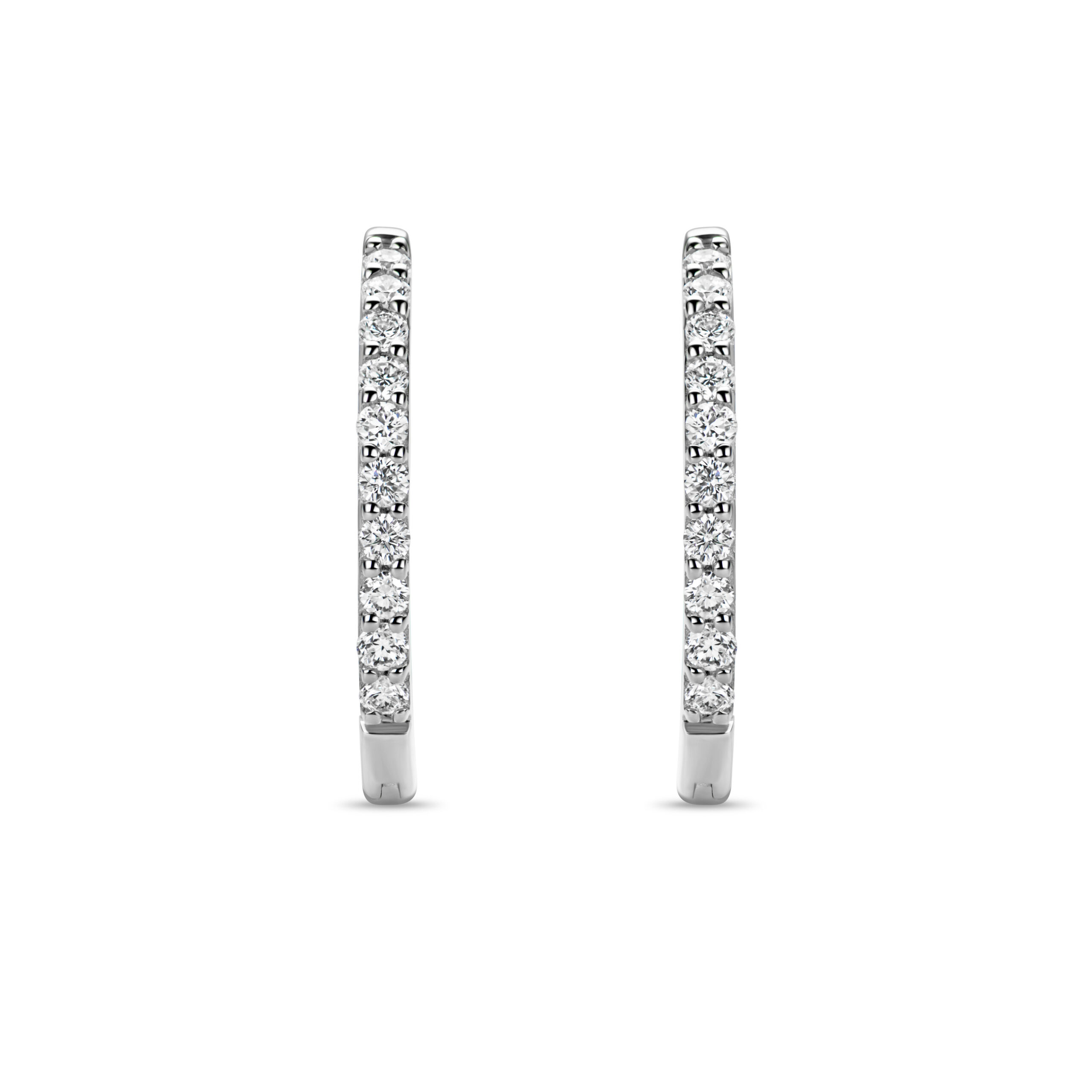 Miore Orecchini Oro Bianco 14KT