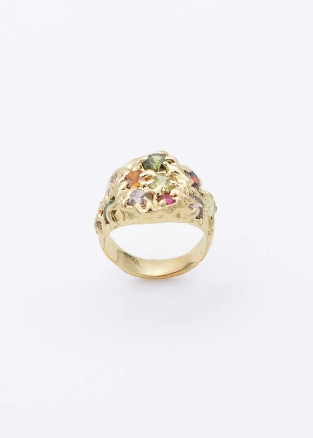 Voodoo Jewels Bold Shapes Solstizio chevalier bronzo dorato