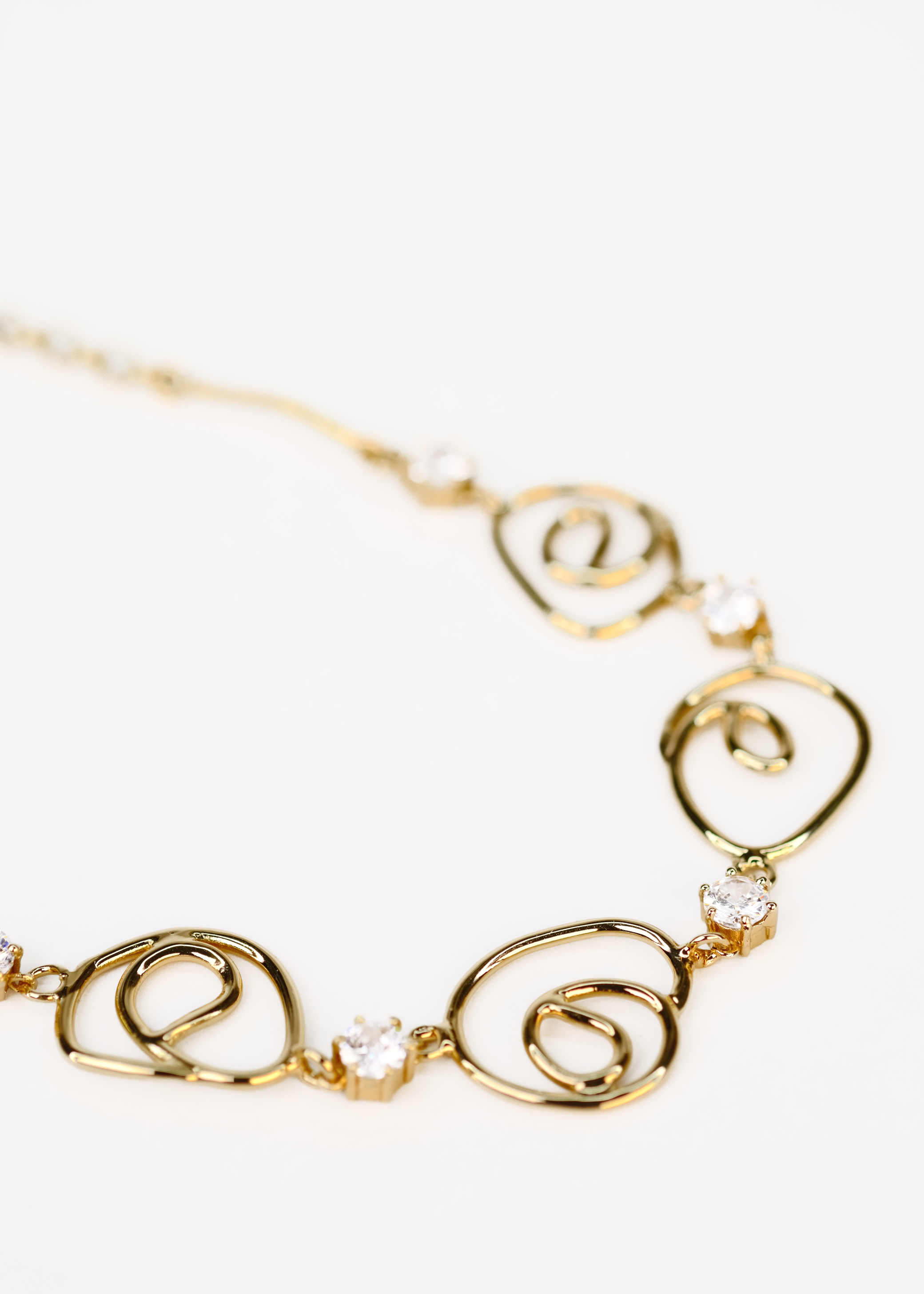 Voodoo Jewels Bold Shapes Sun collana bronzo placcato oro