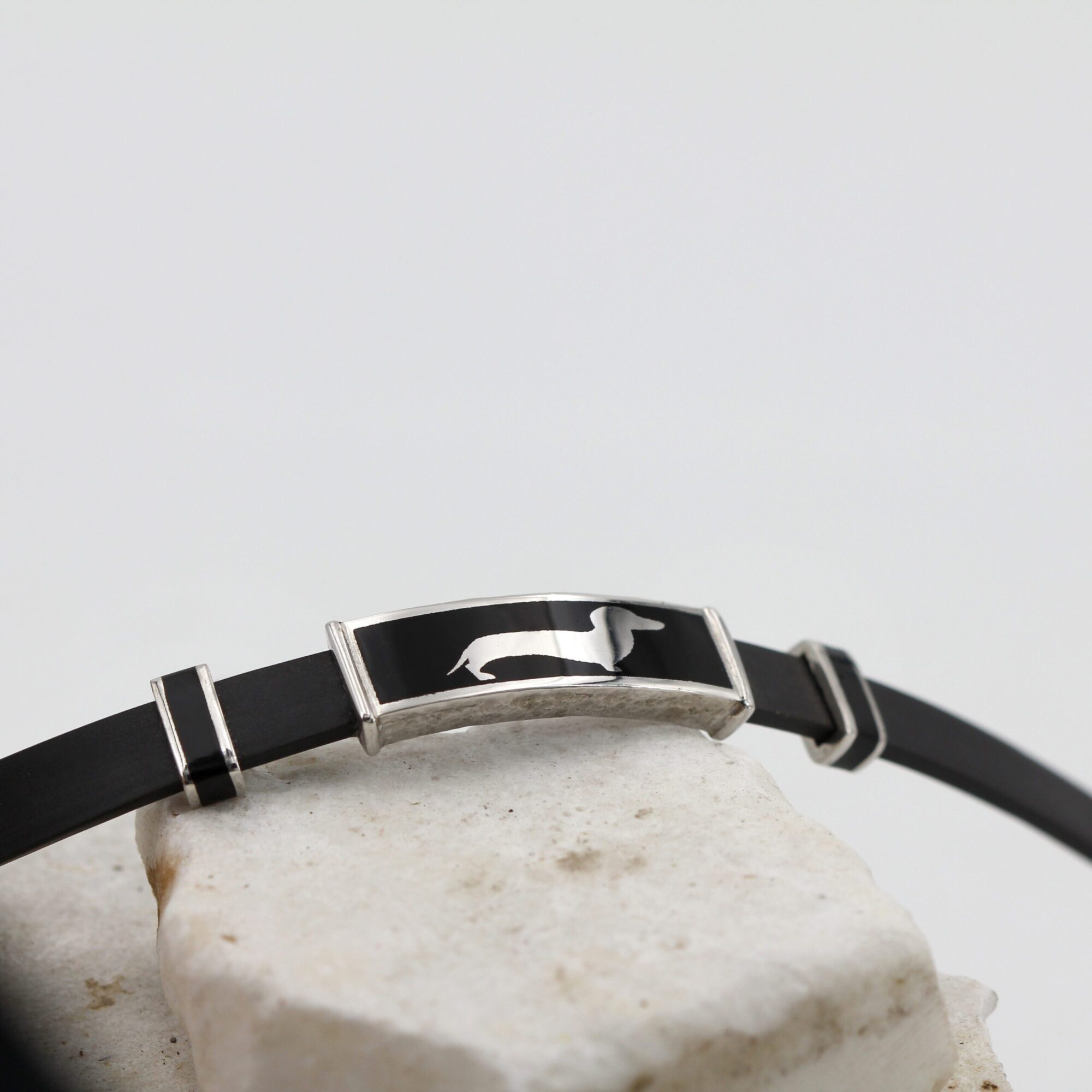 Anna Gioielli Braccialetti bracciale argento bassotto gomma