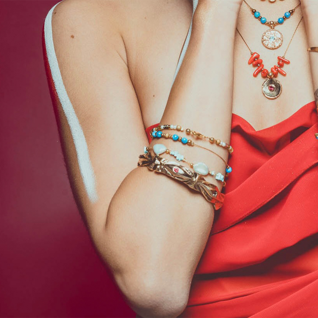 Giulia Iosco Sculpture Gens Iulia bracciale oro