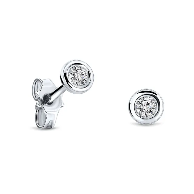 Miore orecchini oro bianco 14kt 585