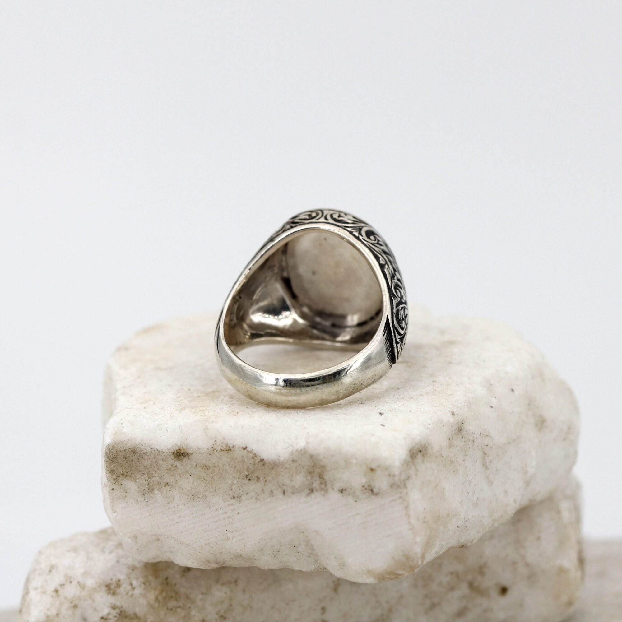 Anna Gioielli Collezione Uomo anello uomo argento 925 floreale