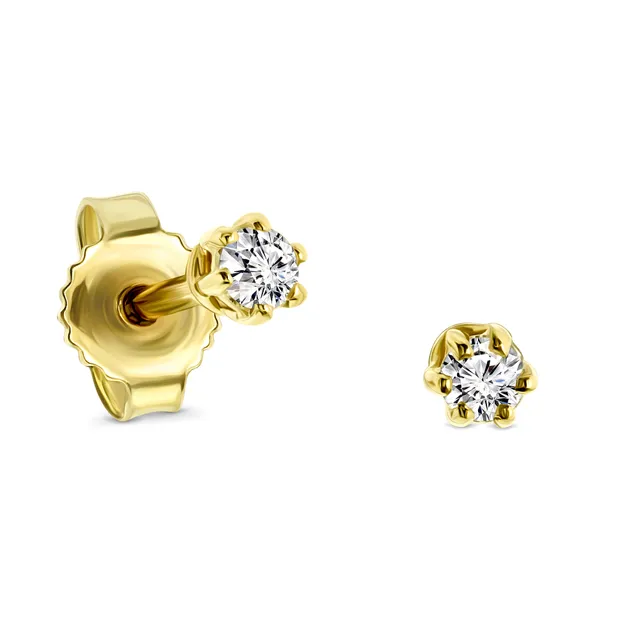 Miore Earrings Orecchini Oro Giallo 14KT Senza Pietra