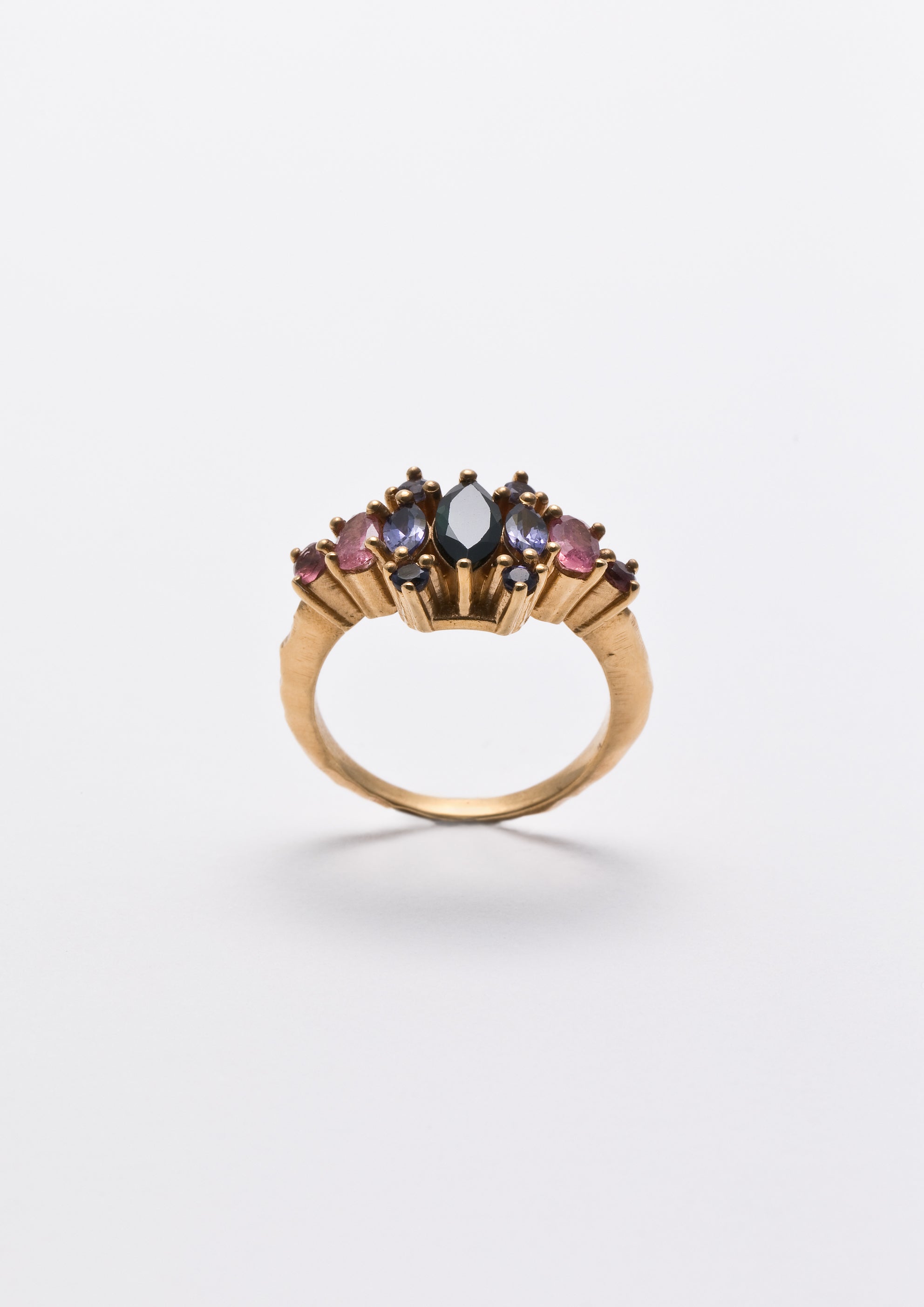 Voodoo Jewels Bold Shapes Kamala anello tormaline tanzaniti