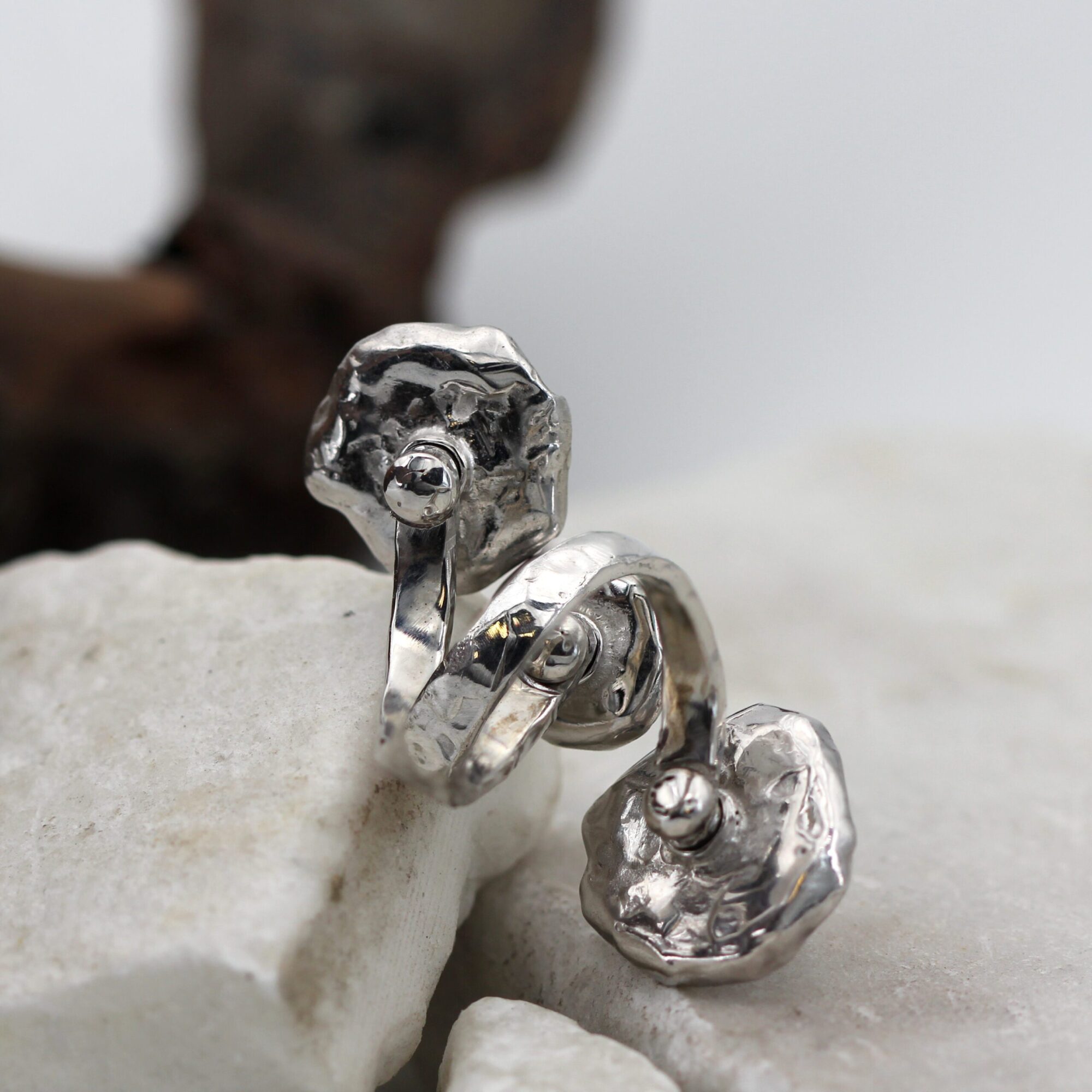 Anna Gioielli Winter Flower Anello argento fiori rotanti 48mm