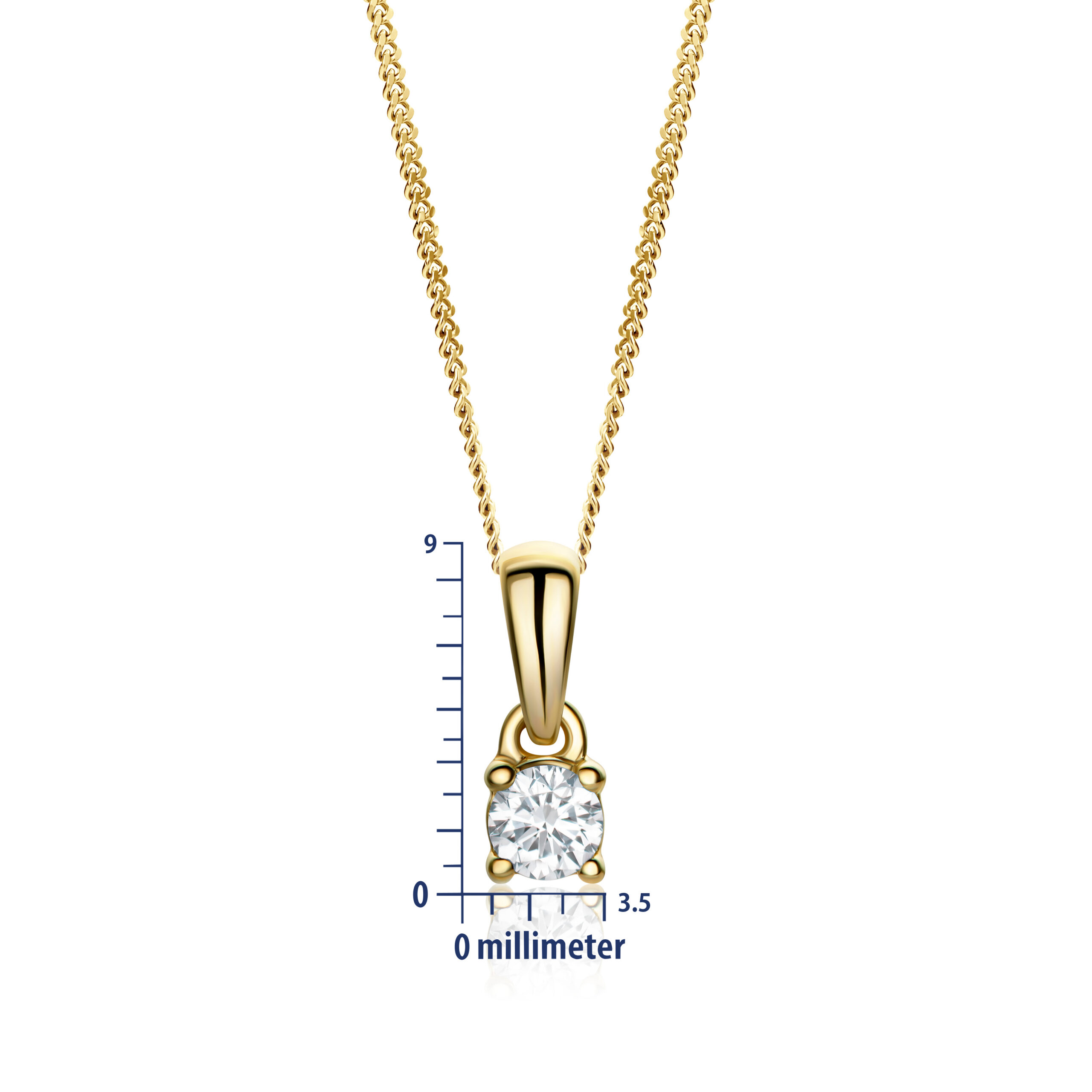 Miore Collana oro giallo 14kt catena