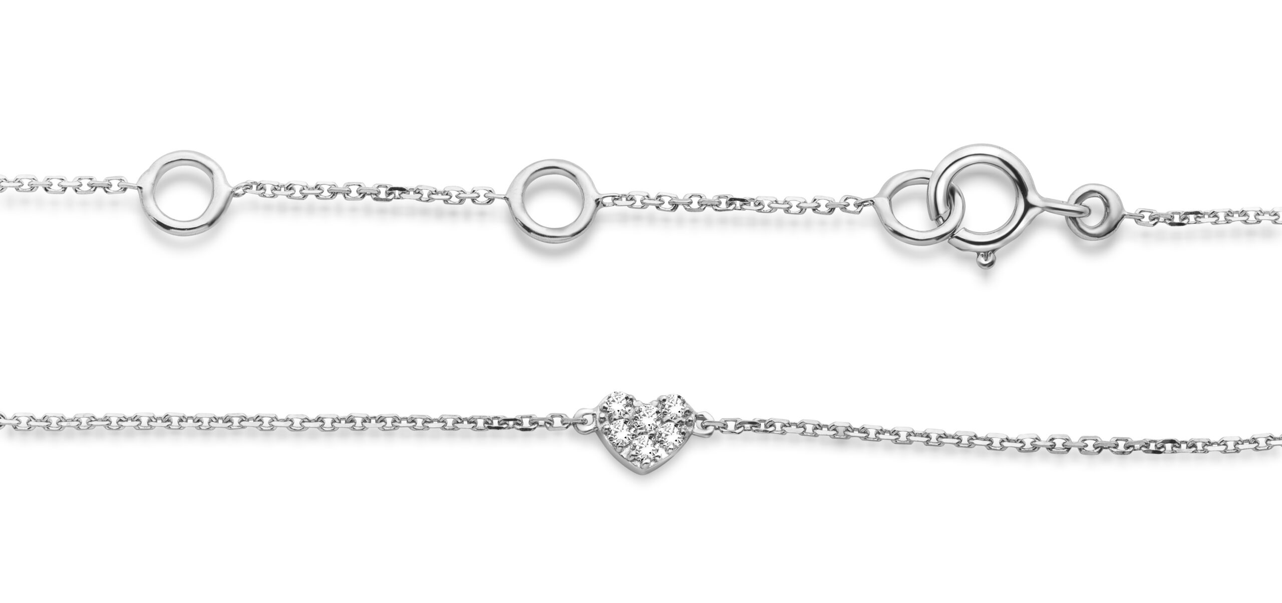 Miore Bracelet Bracciale Oro Bianco 9KT 375