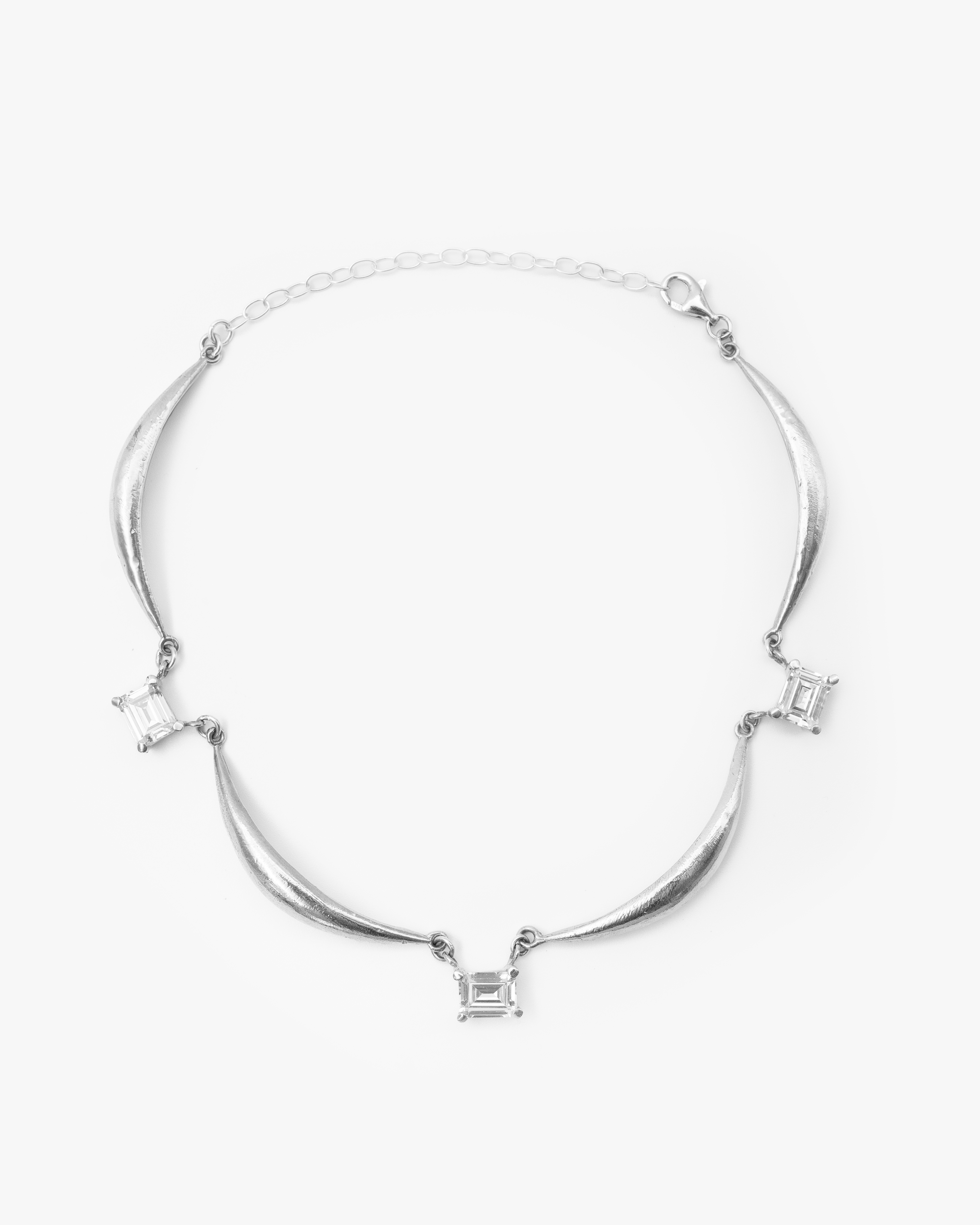 Voodoo Jewels Bold Shapes Callisto collana zirconi smeraldo