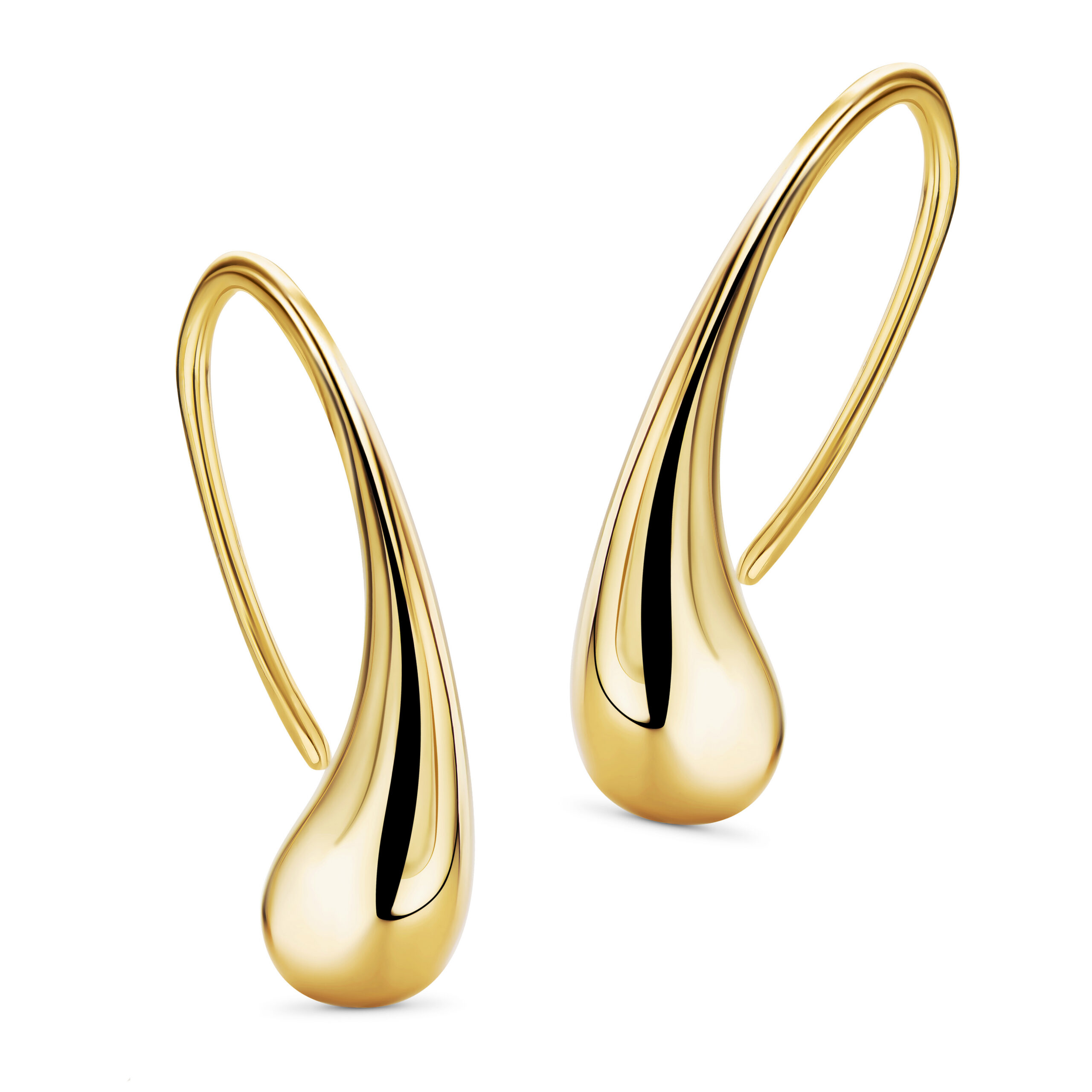 MIORE orecchini argento 925 placcato oro giallo