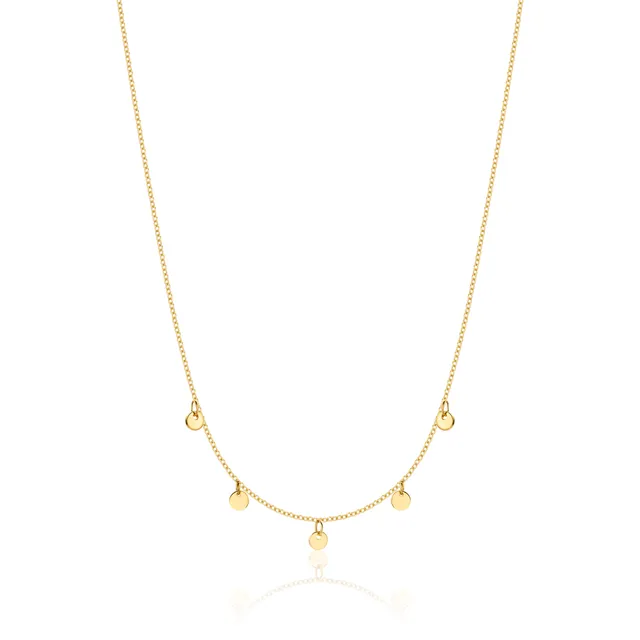 Miore collana oro giallo 9kt 375