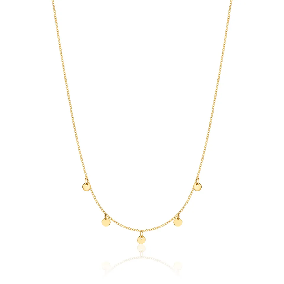 Miore collana oro giallo 9kt 375