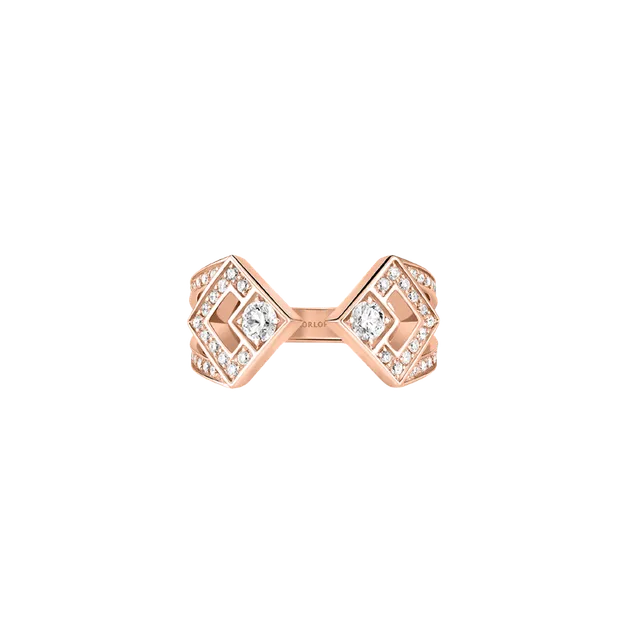 Korloff Éclat JER04 anello oro rosa diamanti bestseller