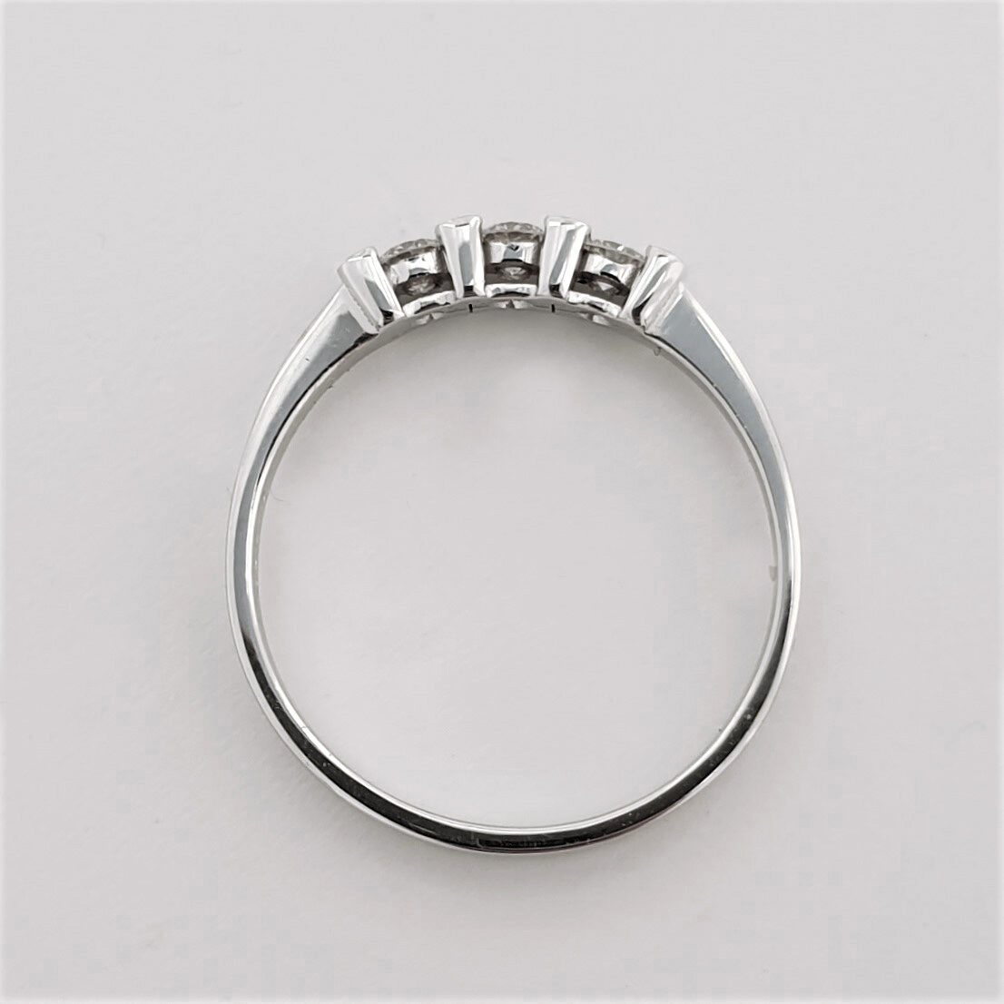 Anna Gioielli Gioielli Classici anello trilogy oro bianco 0.24 ct