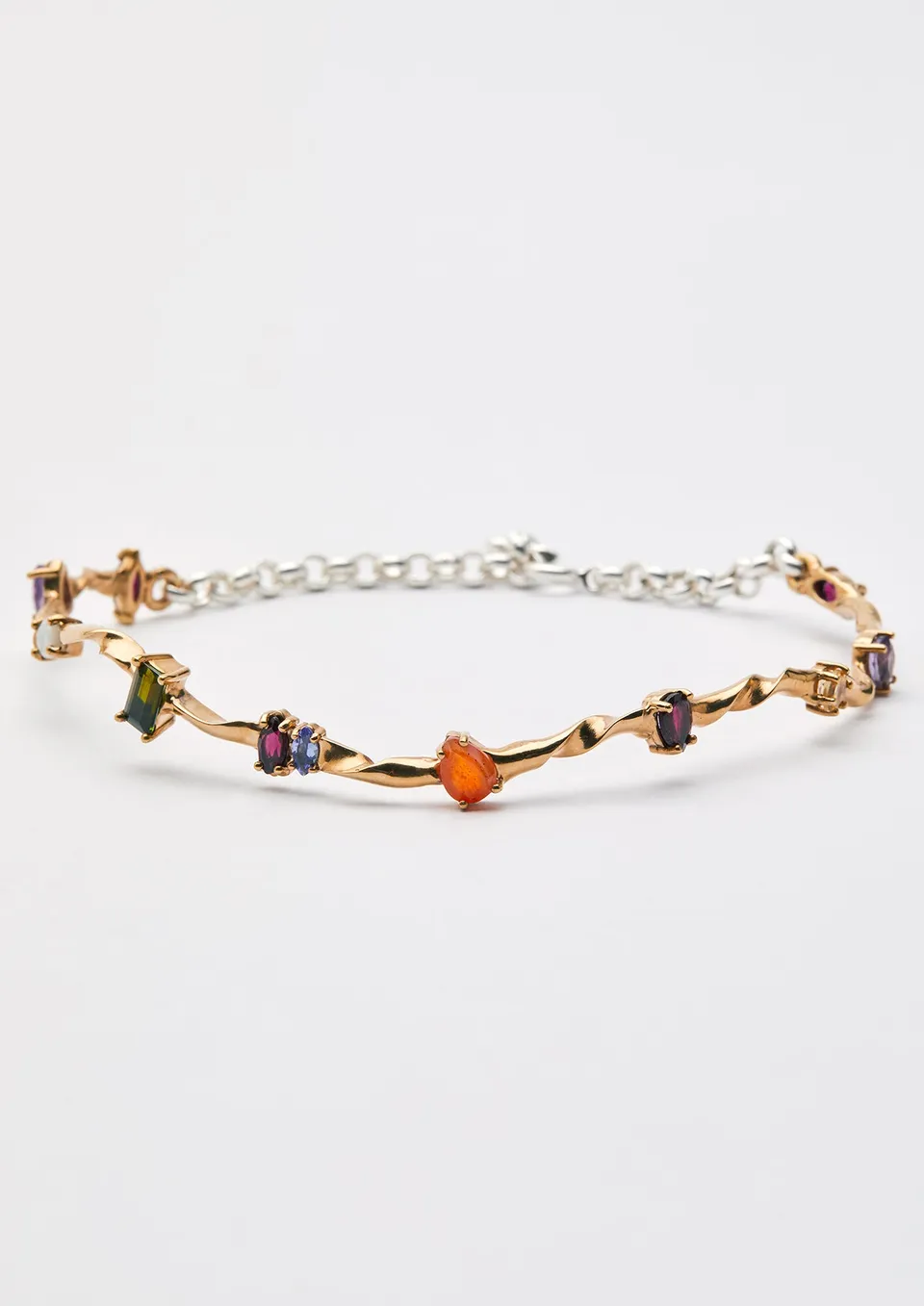 Voodoo Jewels Bold Shapes Regla collana choker pietre miste