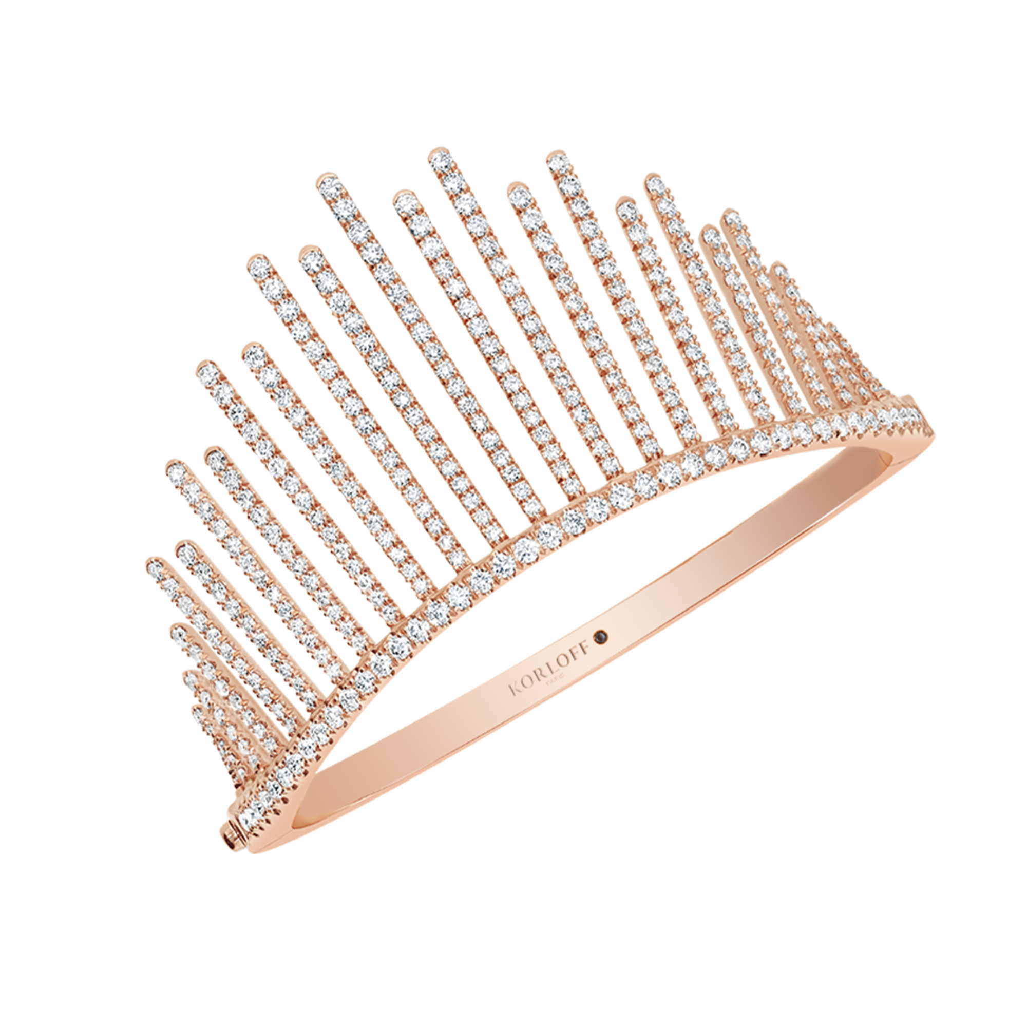 Korloff Divine Fougue JDFB02 bracciale oro rosa diamanti