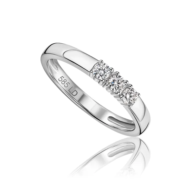 Miore Ring anello oro bianco 14kt 585