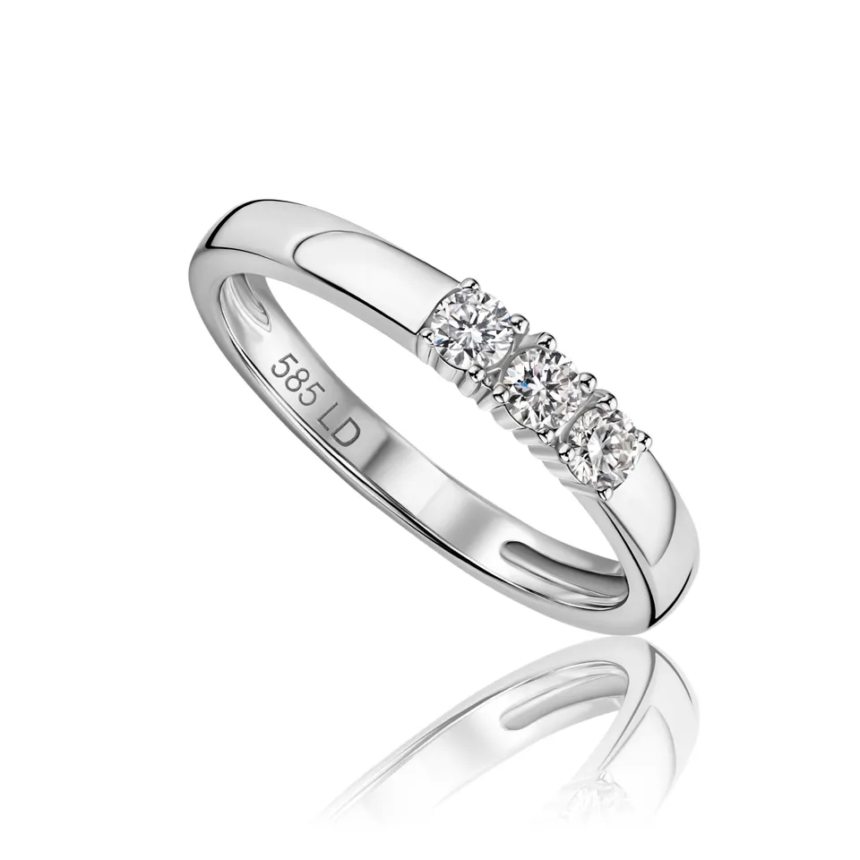 Miore Ring anello oro bianco 14kt 585
