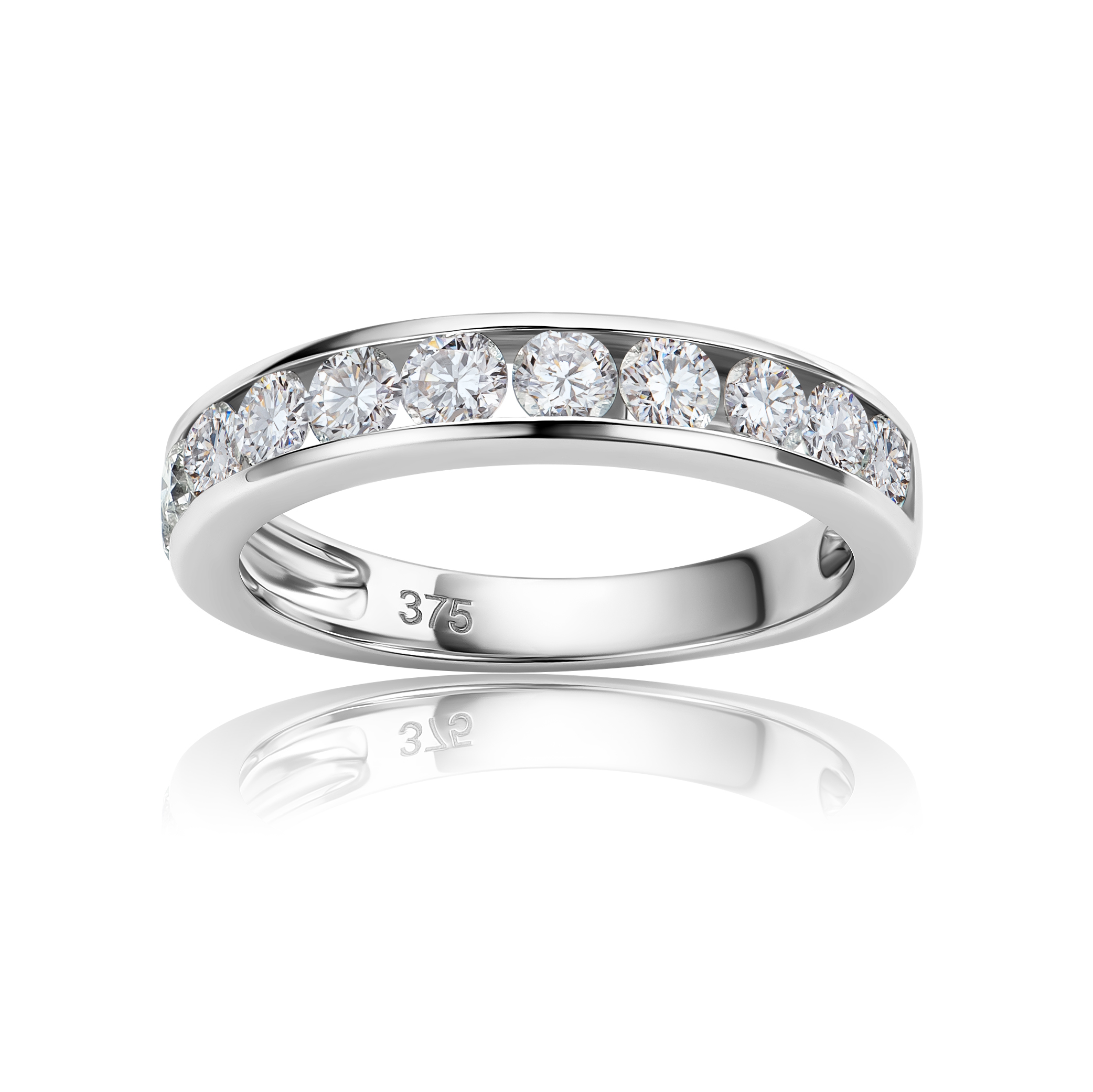 Miore Ring anello oro bianco 375 9kt