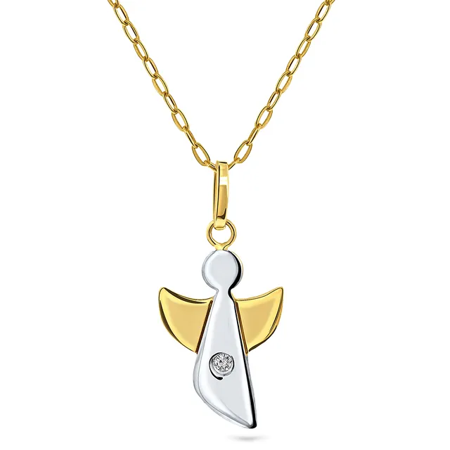 MIORE Necklace Collana Oro Bicolore 9KT 2 Colori