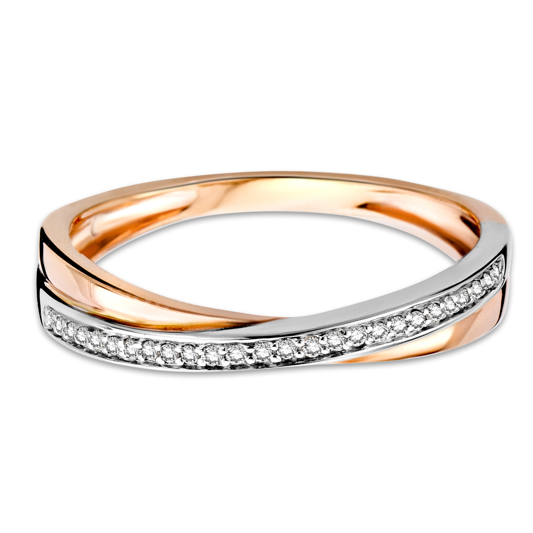 Miore Ring Anello Oro Rosa 9KT 375
