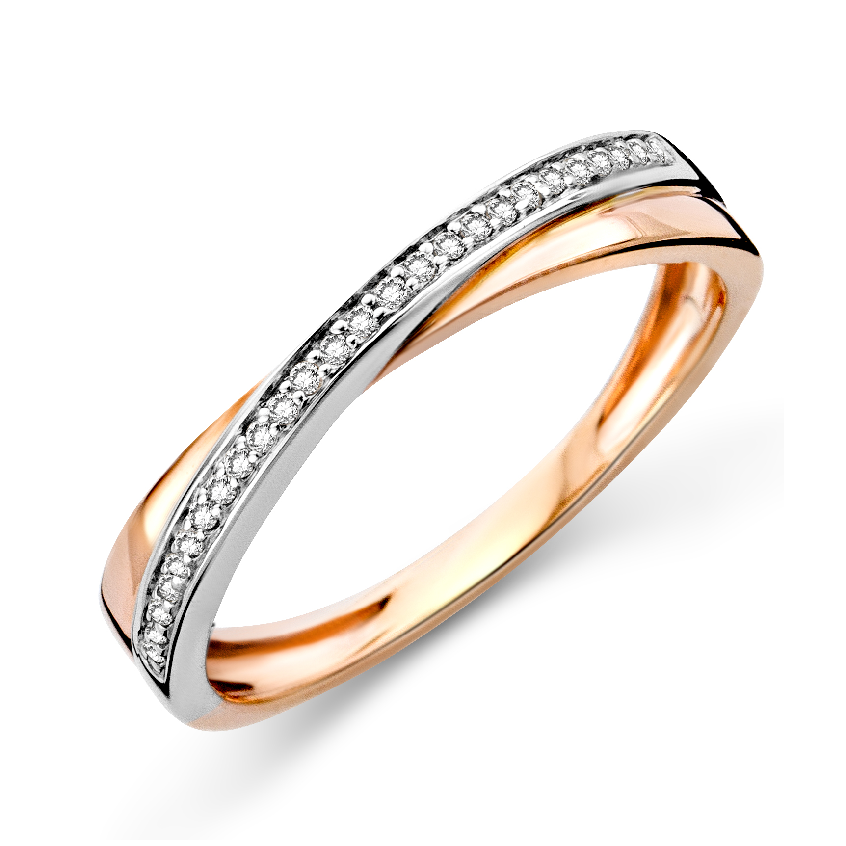 Miore Ring Anello Oro Rosa 9KT 375