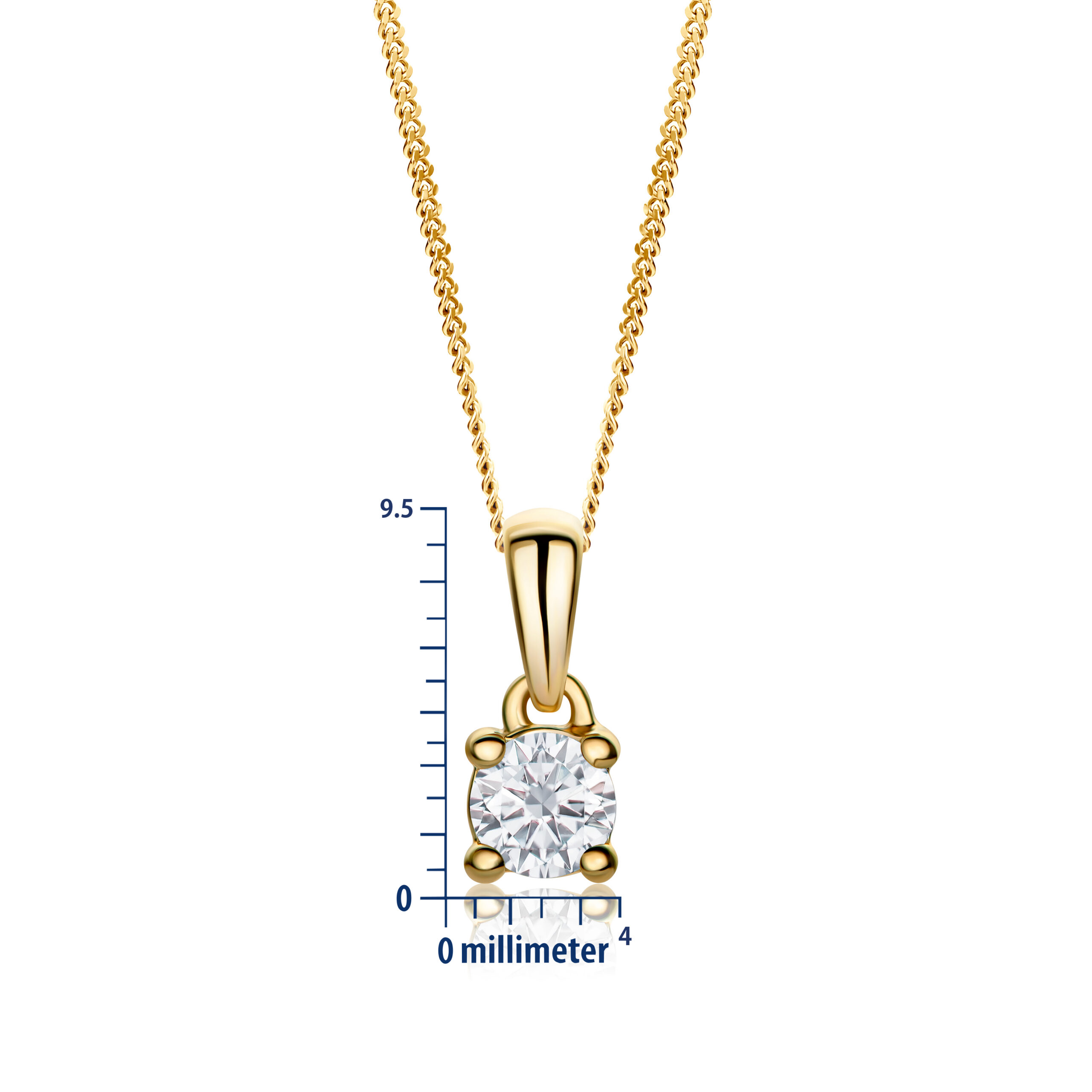 Miore Necklace Collana Oro Giallo 14Kt 585