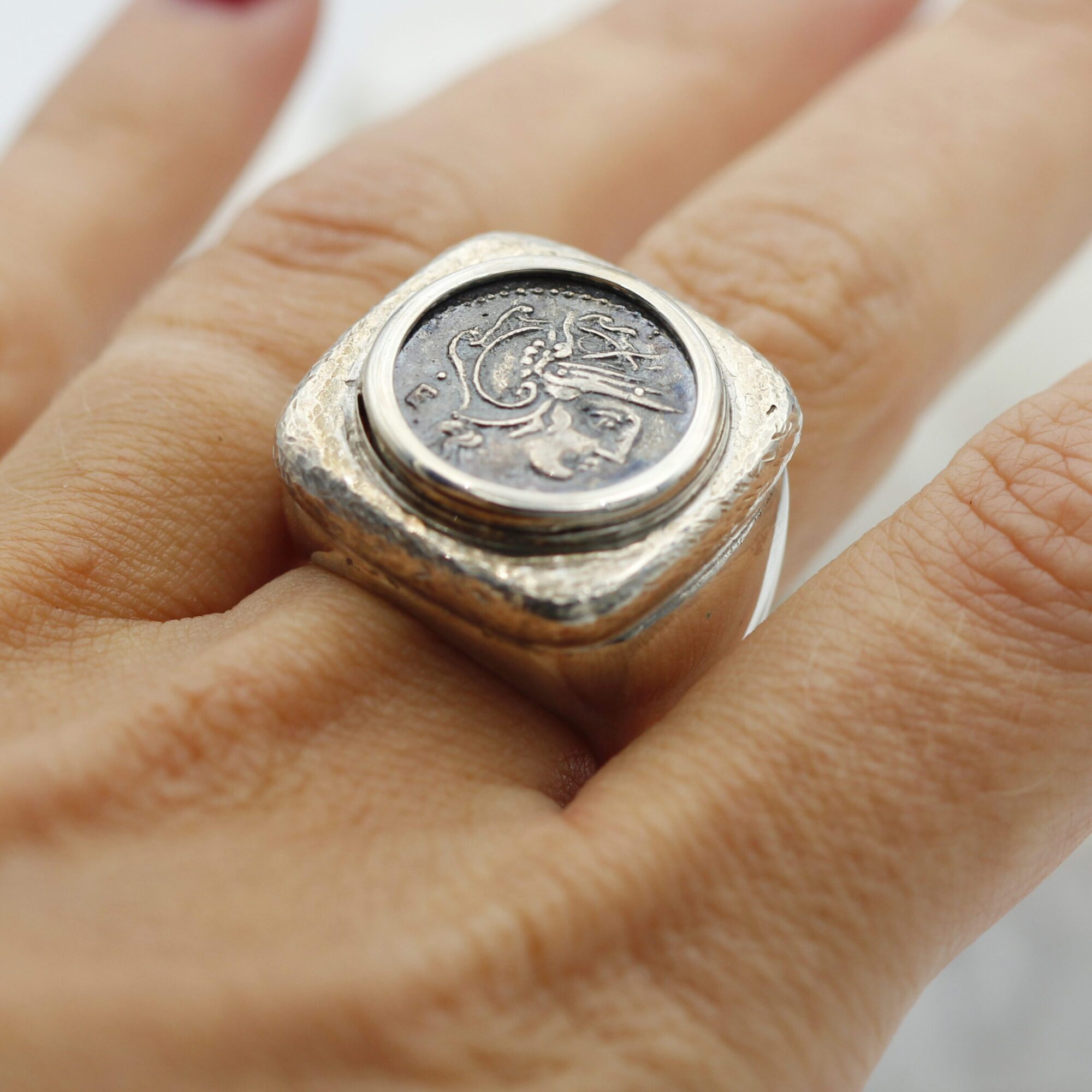 Anna Gioielli Monete Romane anello argento moneta romana