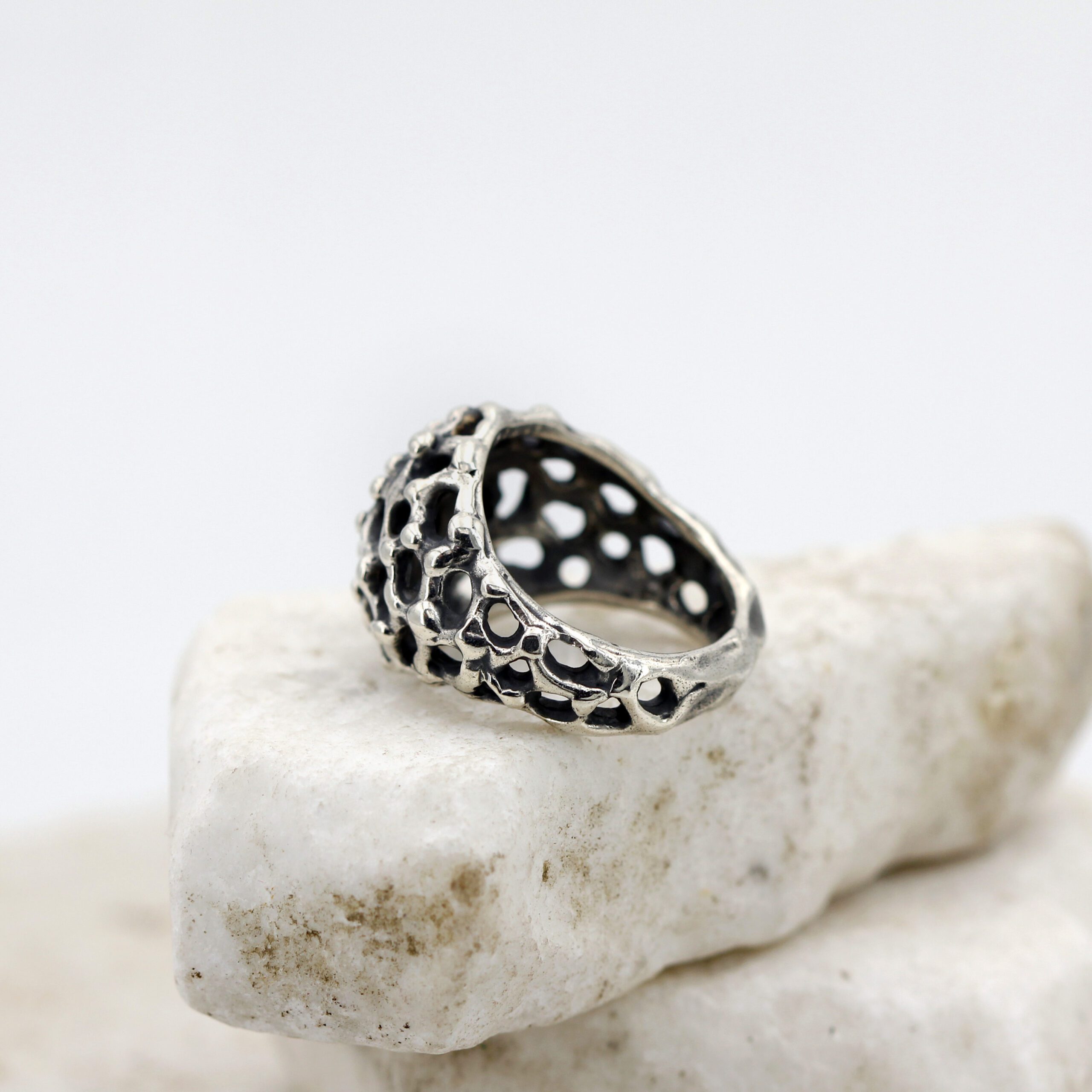 Anna Gioielli Collezione Marte Anello fascia argento bombato 10,20 g