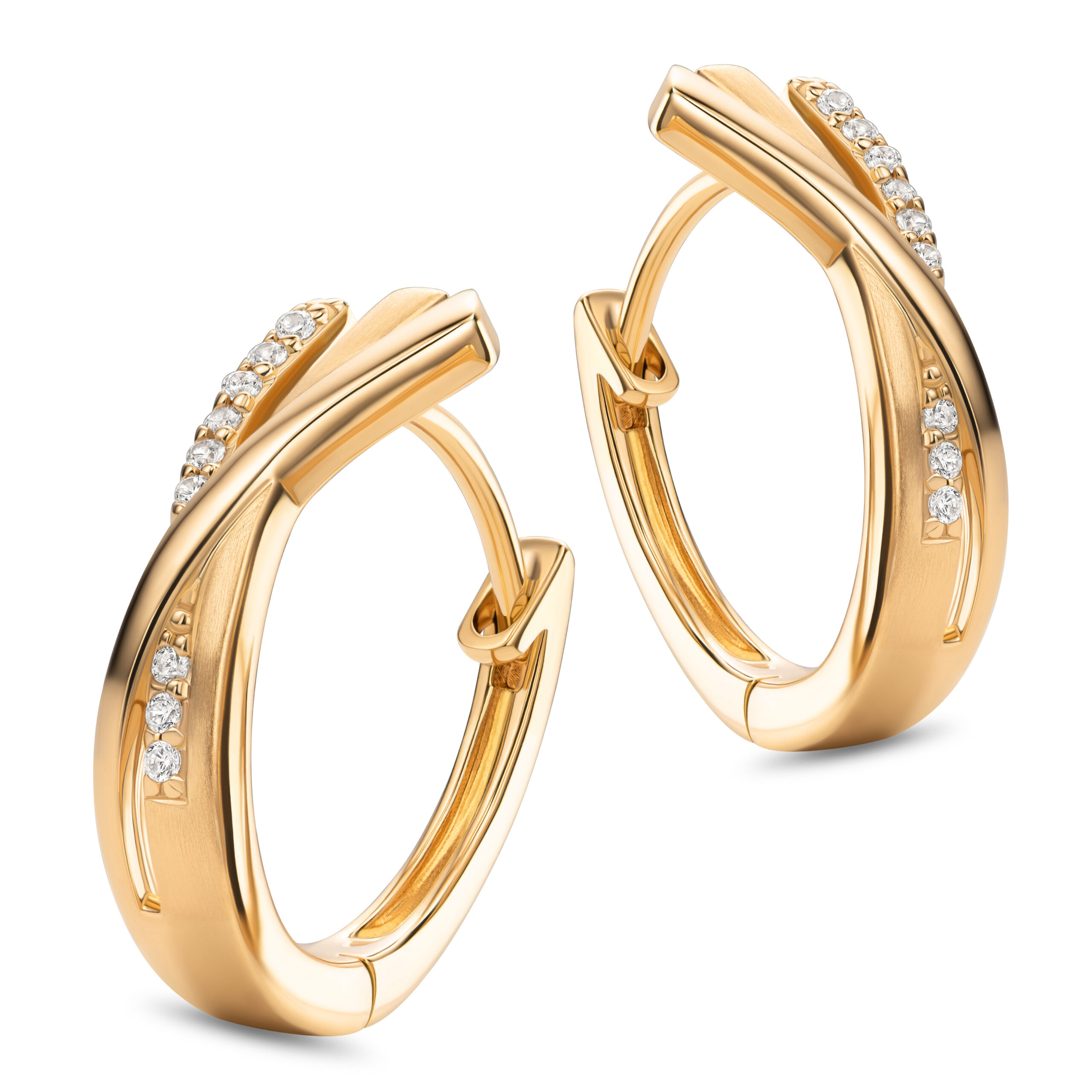 Miore Earrings Orecchini Argento 925 Zirconia Cubica