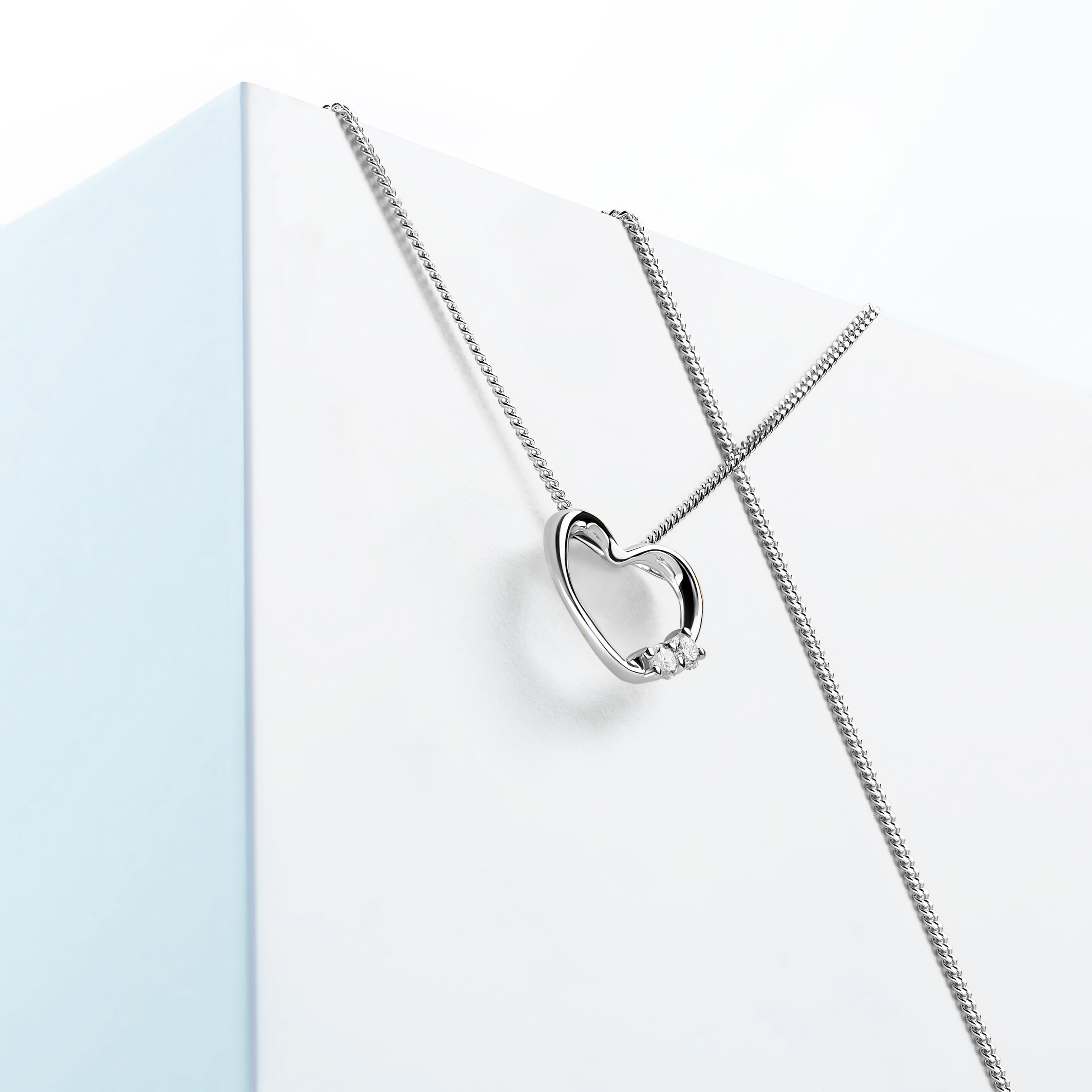 Miore Necklace collana oro bianco 9kt 375