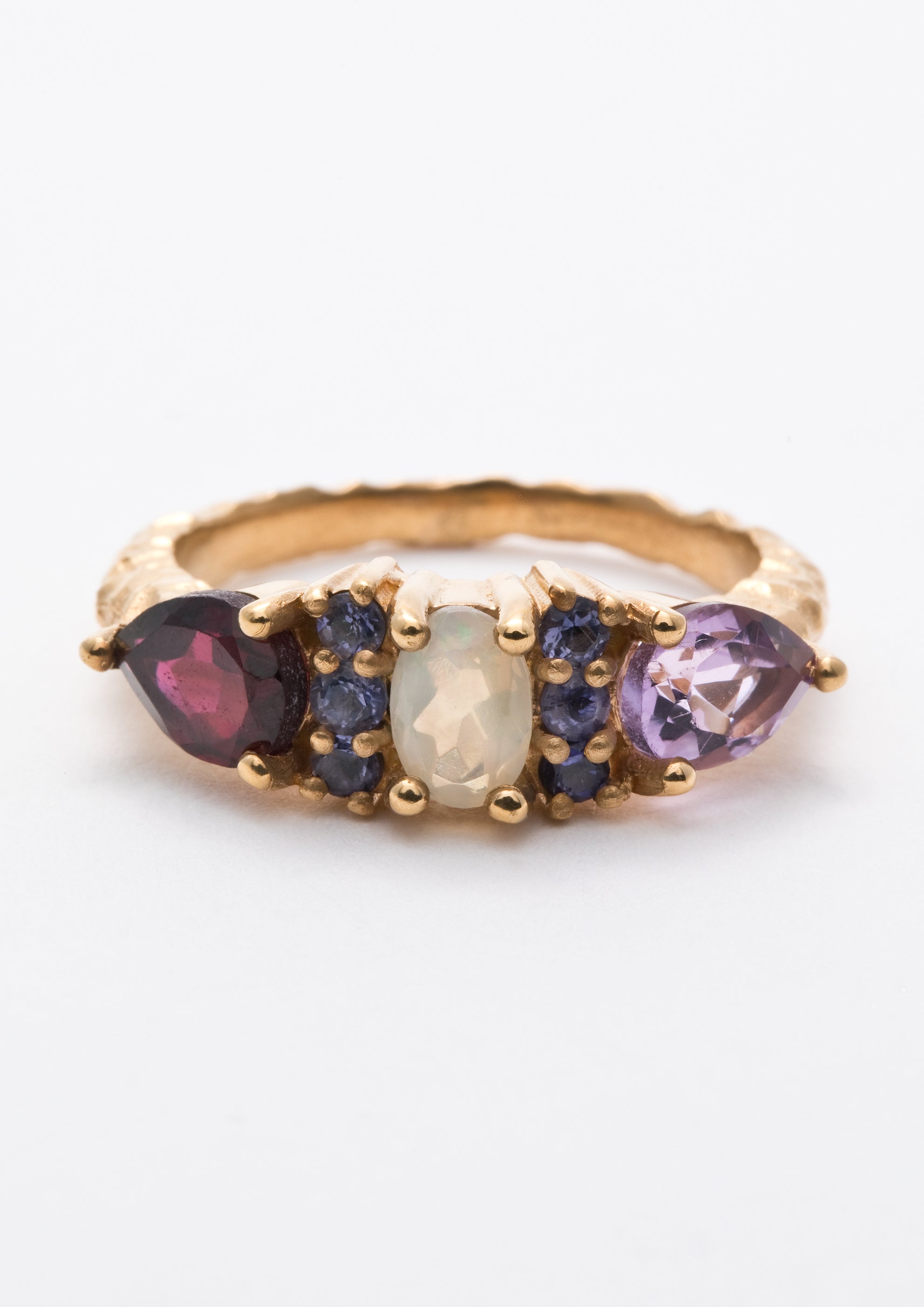 Voodoo Jewels Bold Shapes Amita anello argento opale M
