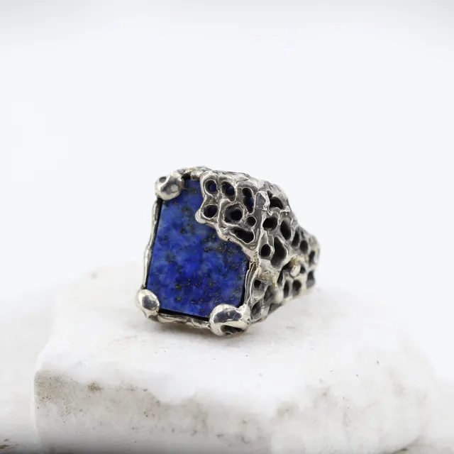 Anna Gioielli Marte Anello Argento Lapis 15x20 mm