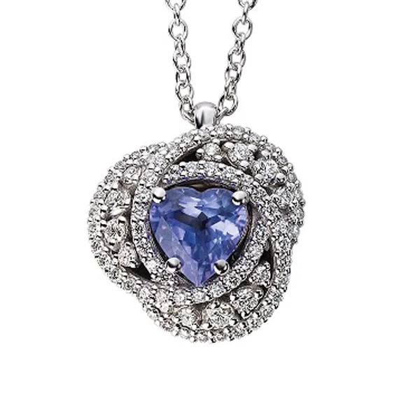 Polello Centrika collana tanzanite oro