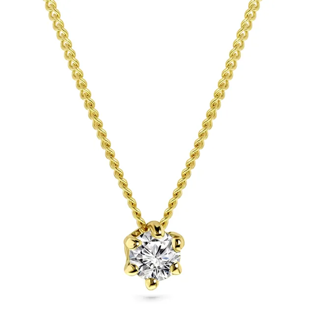 Miore collana oro giallo 14 kt