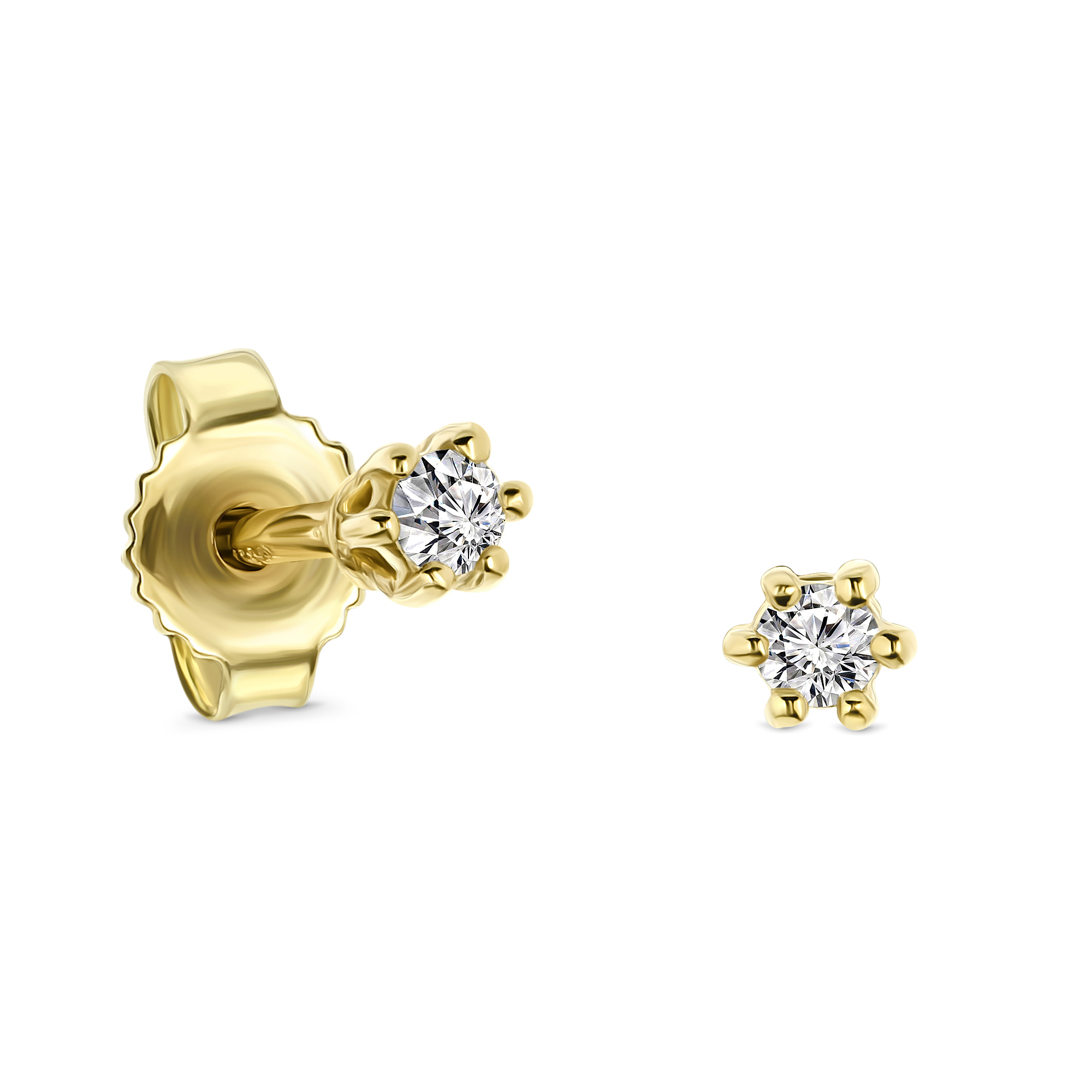 Miore Earrings orecchini oro giallo 14kt 585